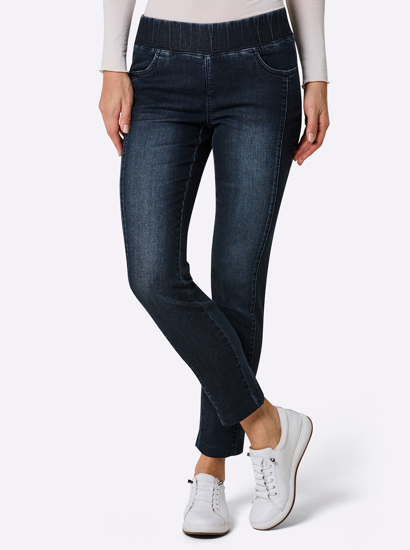 CREATION L PREMIUM Schlupfjeans 1