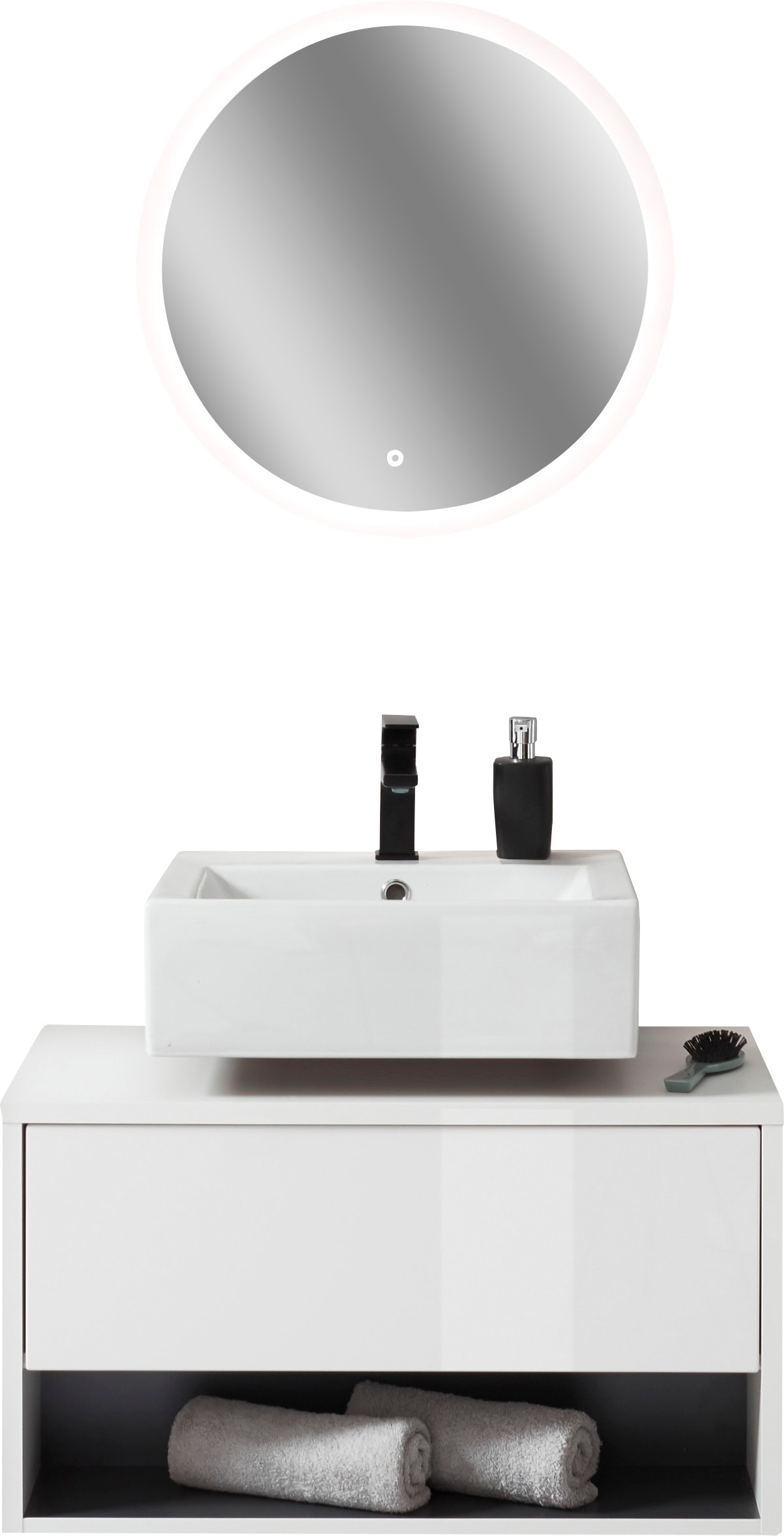 PLACES OF STYLE Badmöbel-Set "Studio Line, Bad im modernen Design, 2-teilig günstig online kaufen