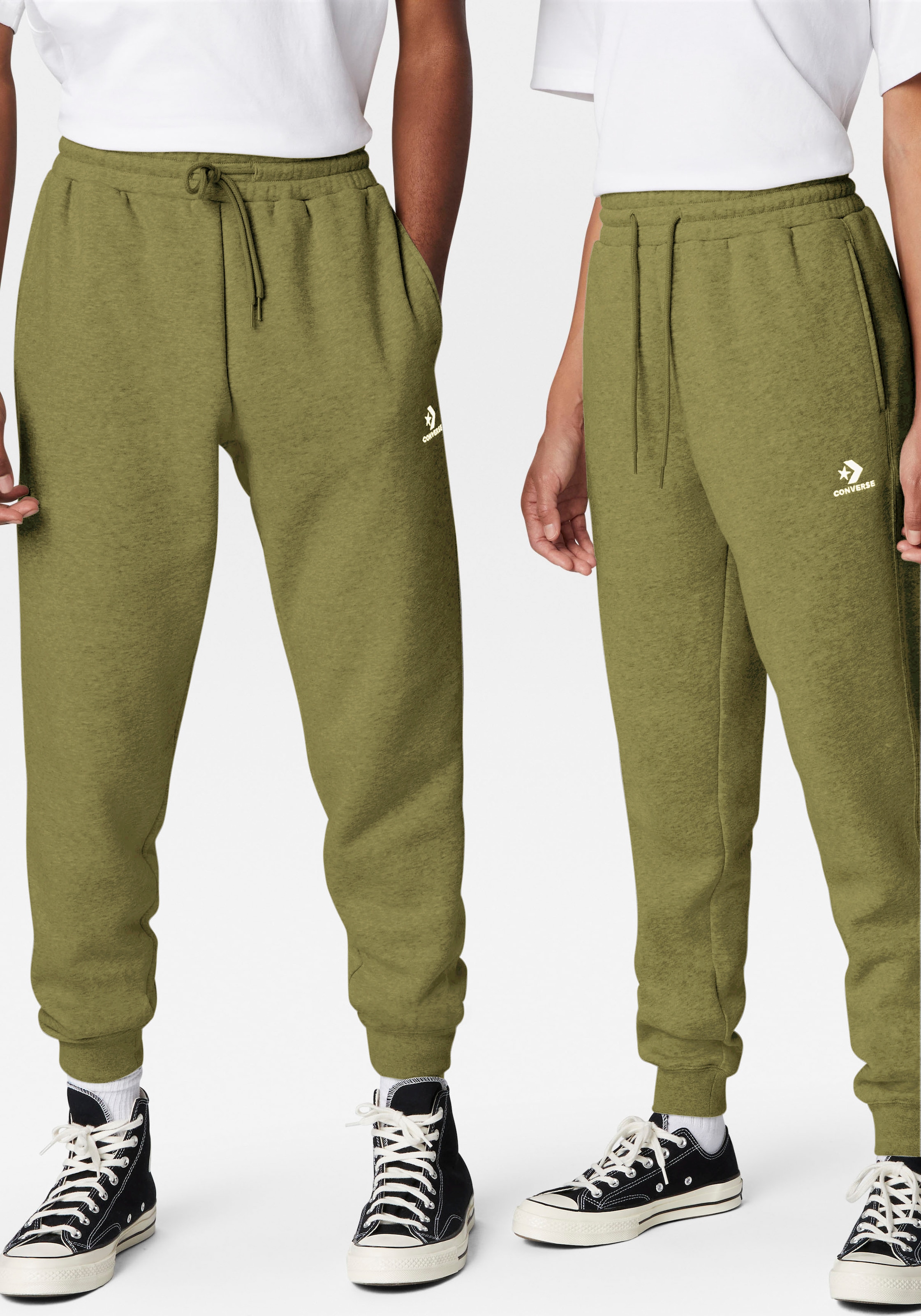 Converse Jogginghose »GO-TO (1 EMBROIDERED SWEATPANT«, BAUR STAR BACK CHEVRON BRUSHED Unisex FLEECE tlg.), 