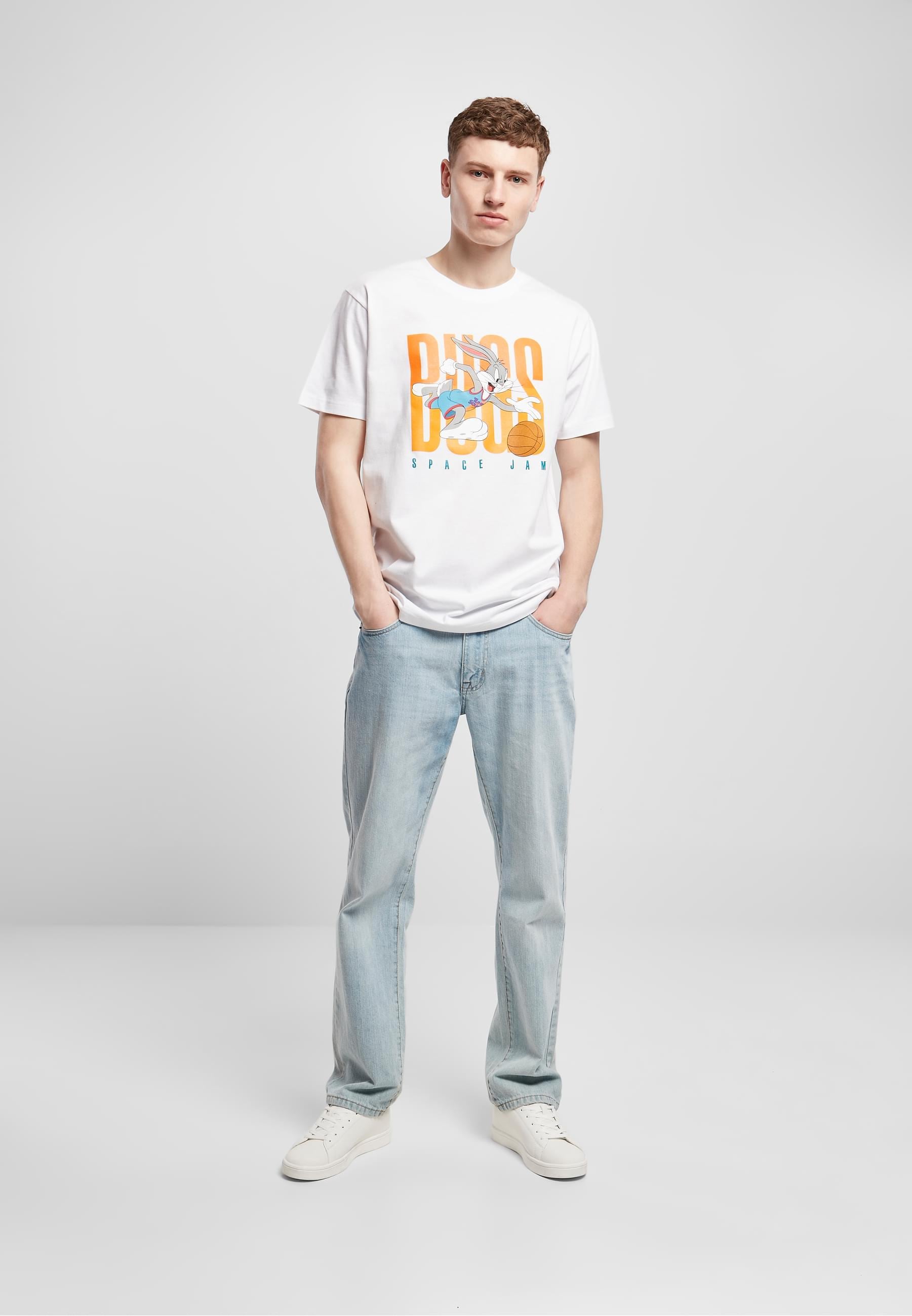 MisterTee Kurzarmshirt »MisterTee Herren Space Jam Big Bugs Playing Tee«, (1 tlg.)