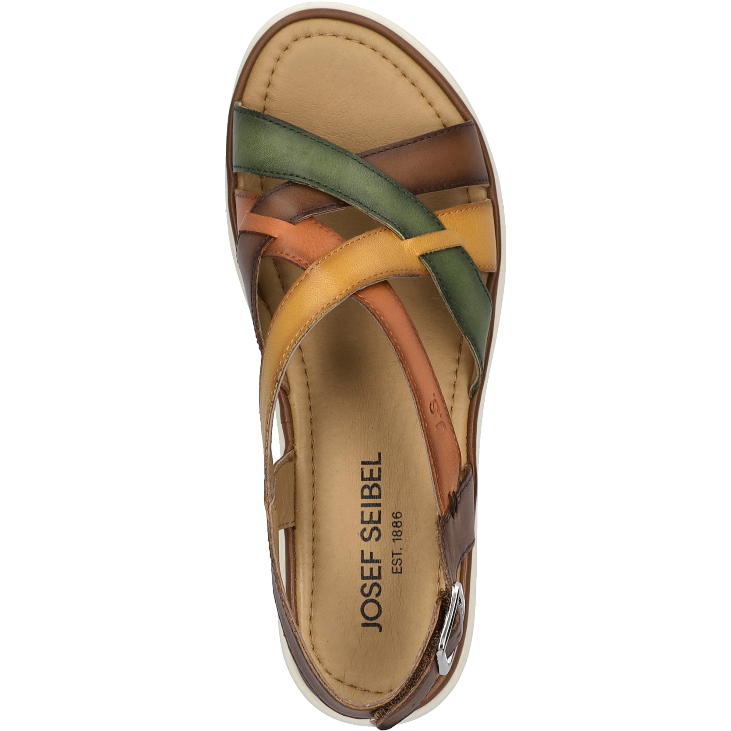 Josef Seibel Sandale »Sevran 07, grün-multi«