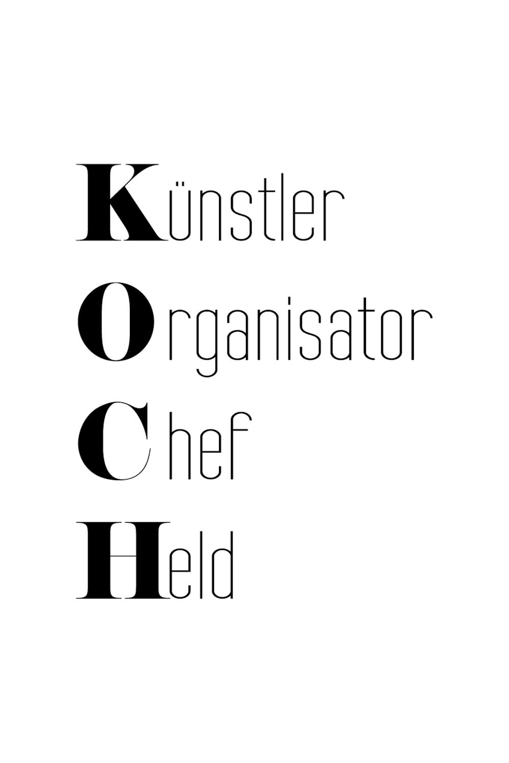 queence Wanddekoobjekt »KOCH«