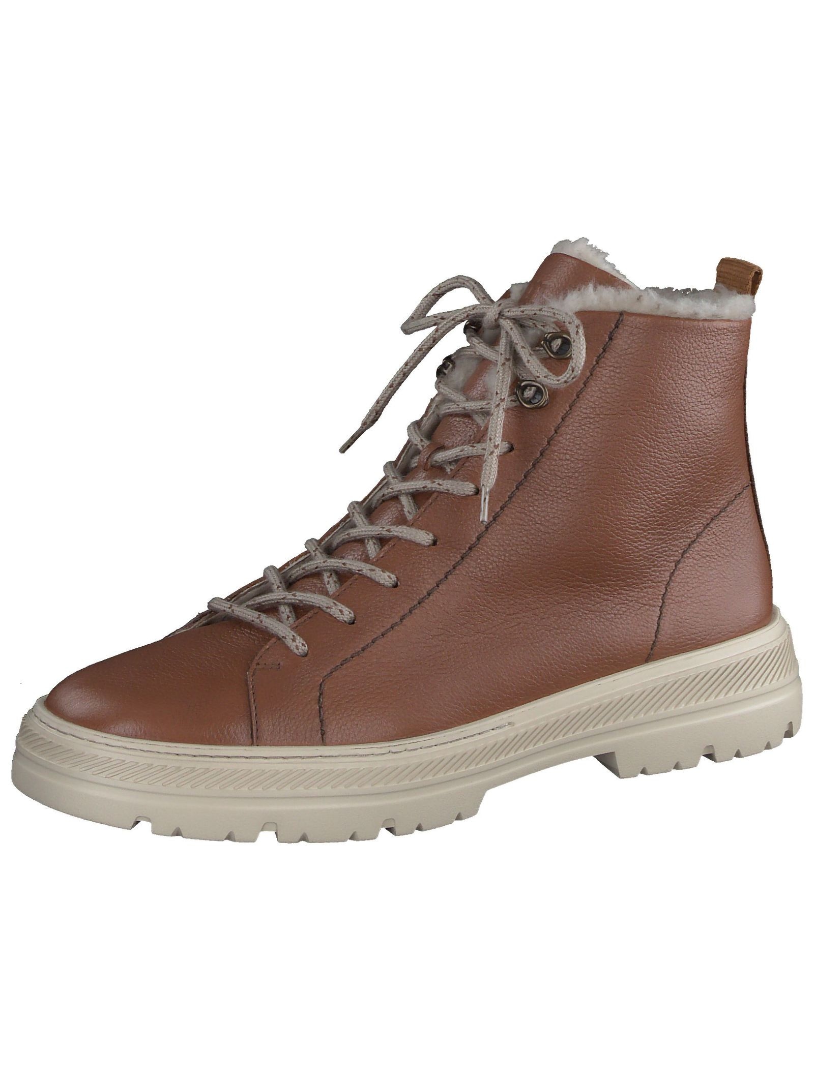 Paul Green Schnürstiefelette "Paul Green Stiefelette Glattleder" günstig online kaufen