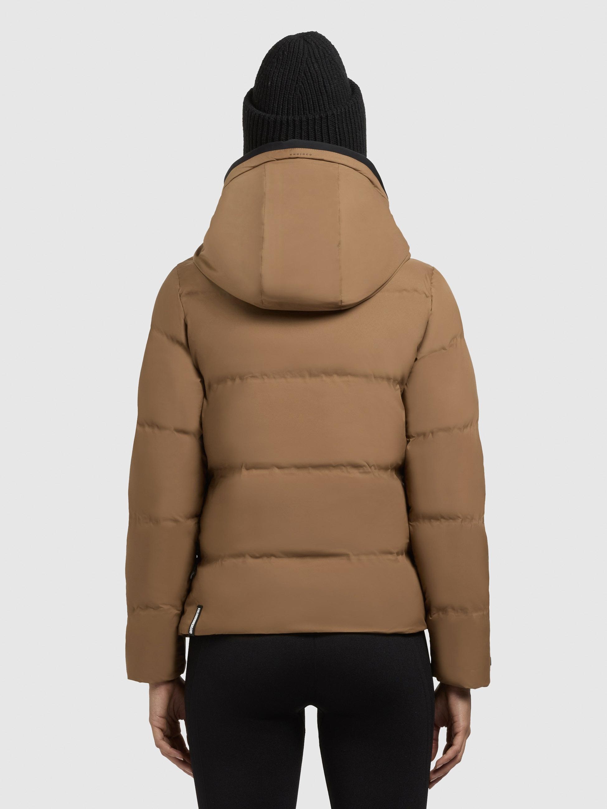 khujo Winterjacke »Liev-YM«, mit Kapuze, Warme gesteppte Damen Kapuzenjacke
