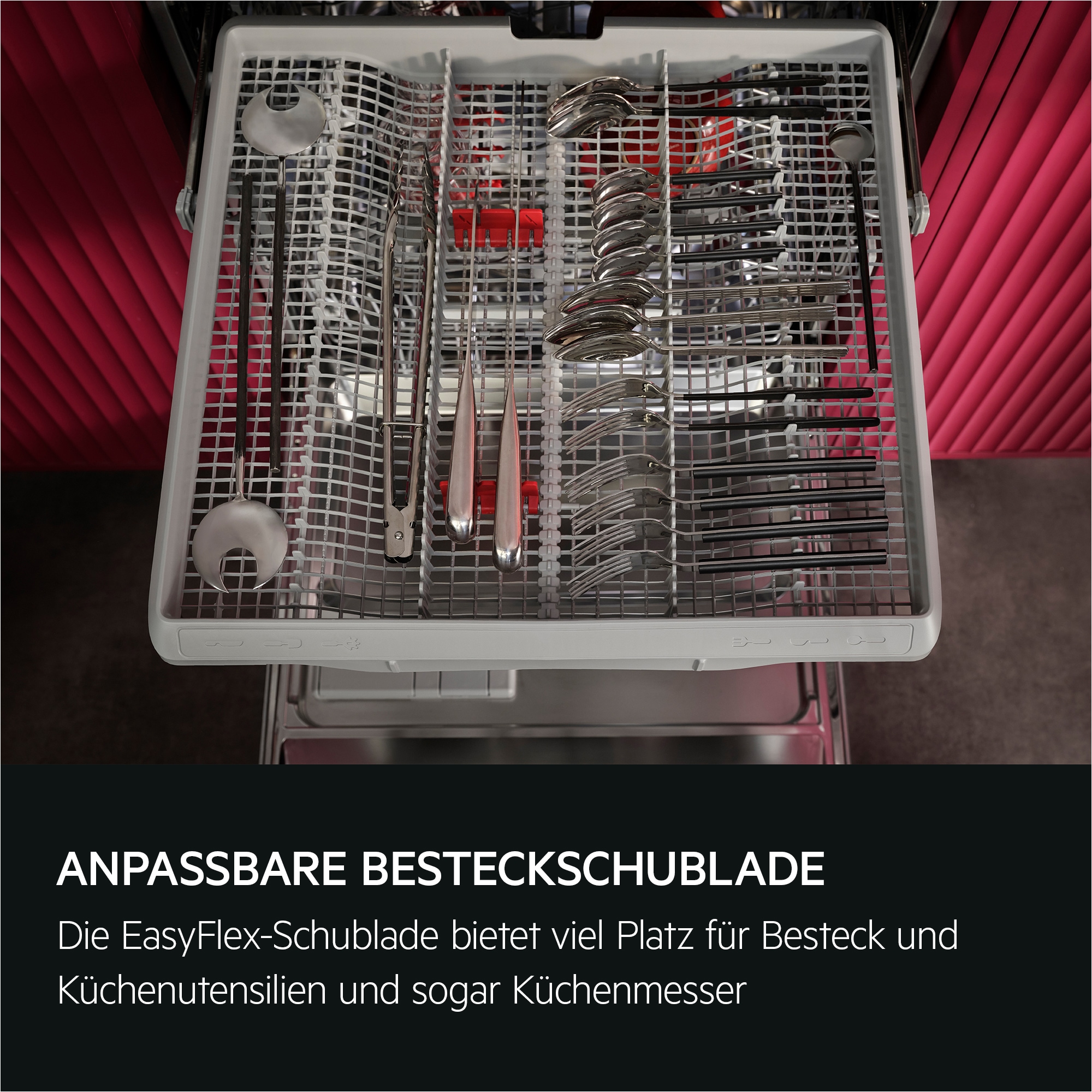 AEG vollintegrierbarer Geschirrspüler 6000 »GI6200A2SC« Spülmaschine – starke Sprühabdeckung, viel Platz & sauber
