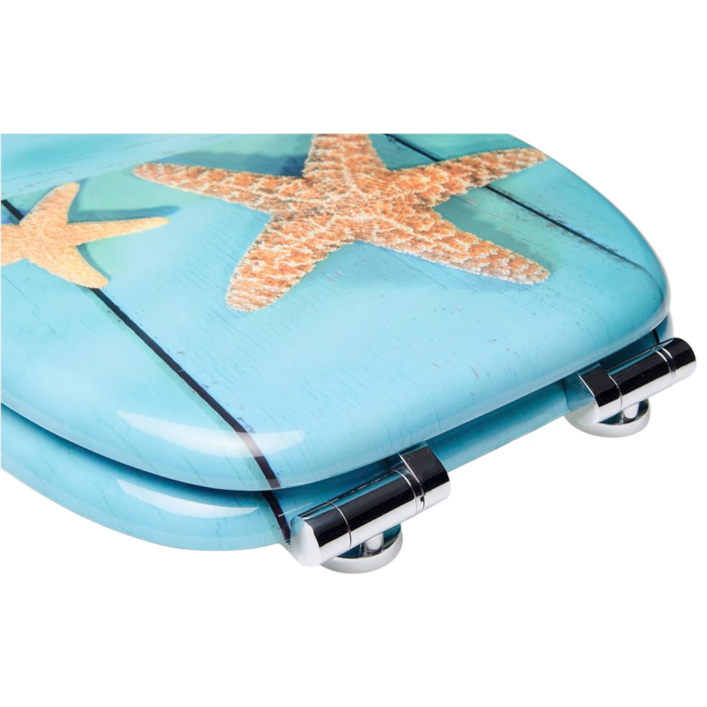 Wohnen Wohnaccessoires Sanilo Badaccessoires-Sets »Starfish«, (Komplett-Set, 3 tlg.), bestehend aus WC-Sitz, Badteppich und Wasc Wohnen Wohnaccessoires Sanilo Badaccessoires-Sets »Starfish«, (Komplett-Set, 3 tlg.), bestehend aus WC-Sitz, Badteppich und Wasc