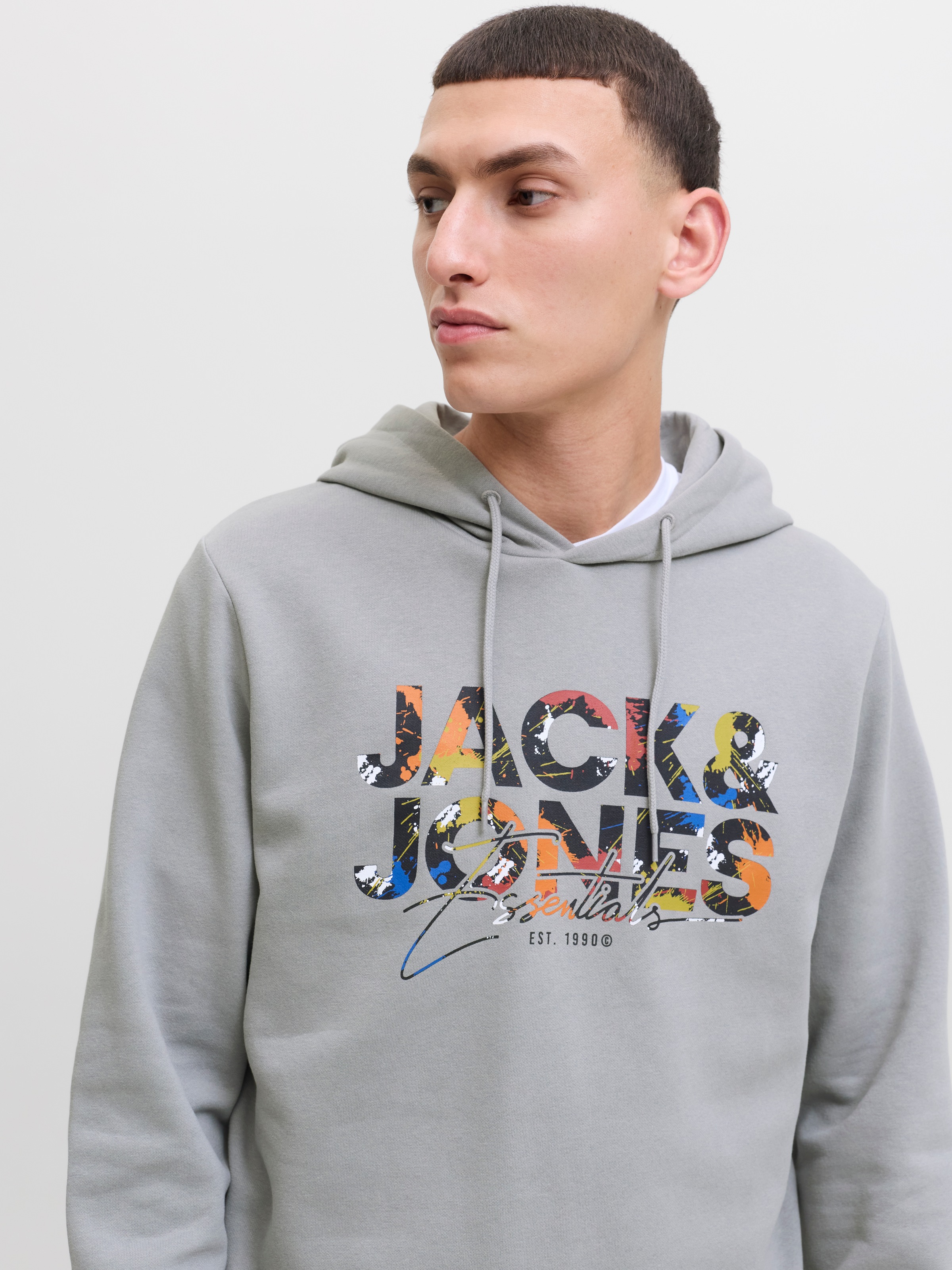 Jack & Jones Kapuzensweatshirt "JJGEPLAS SWEAT HOOD" günstig online kaufen
