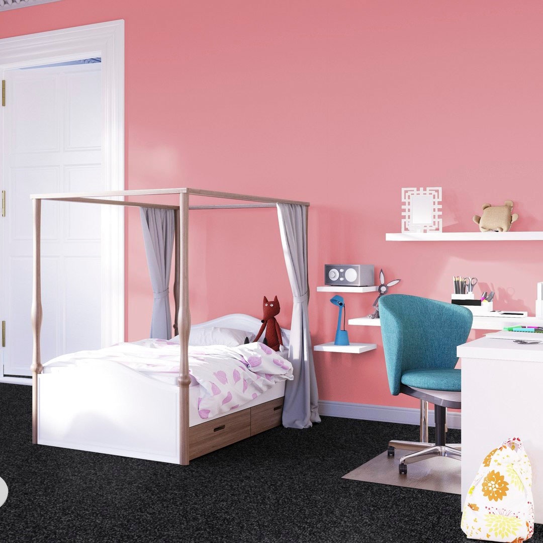 Bodenmeister Teppichboden »Baltic, Schlinge - meliert, Made in Belgium«, rechteckig, 5 mm Höhe, Wohnzimmer, Schlafzimmer, Kinderzimmer, Breite 400/500 cm