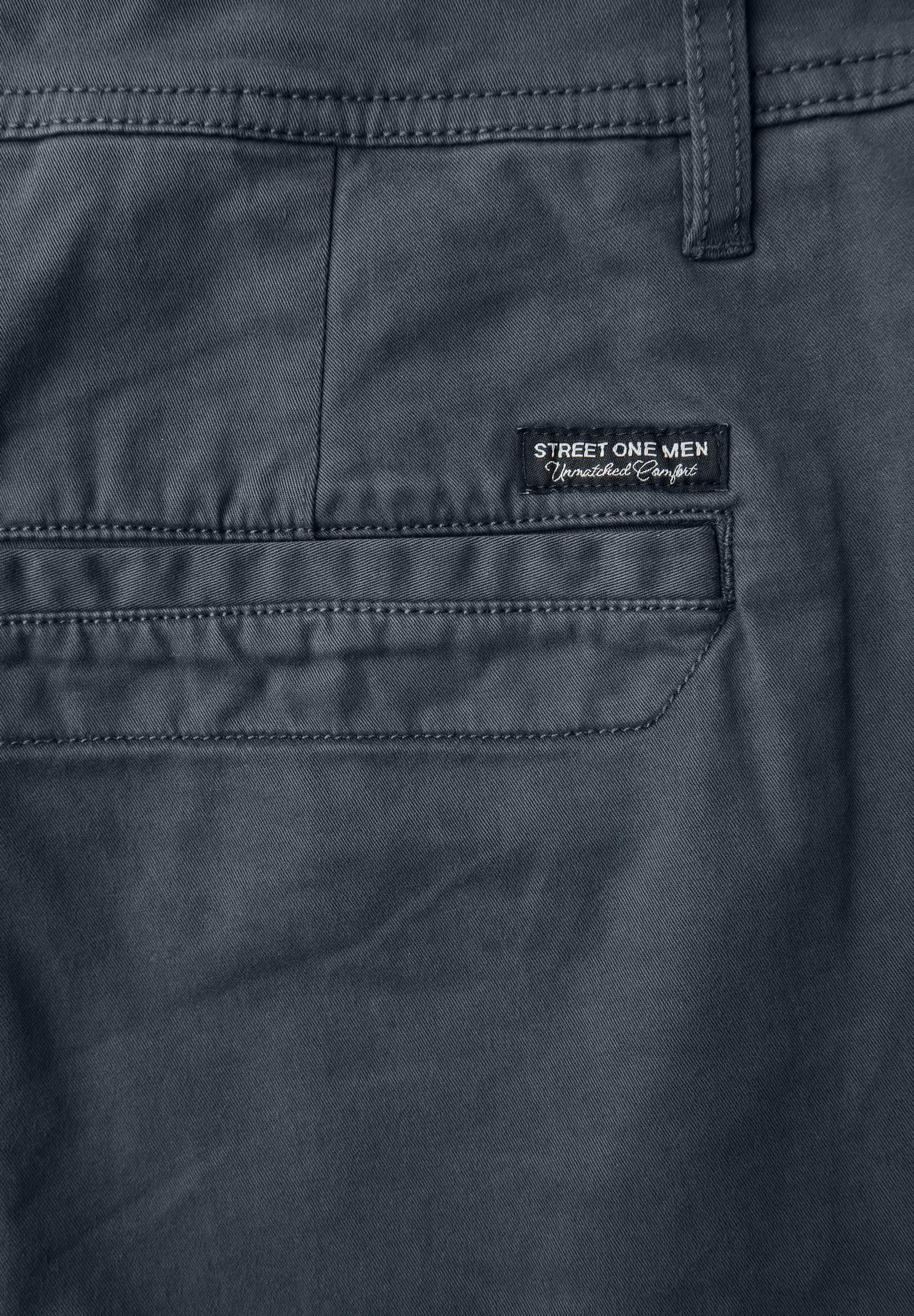 STREET ONE MEN Chinohose, aus Baumwolle mit Stretchanteil