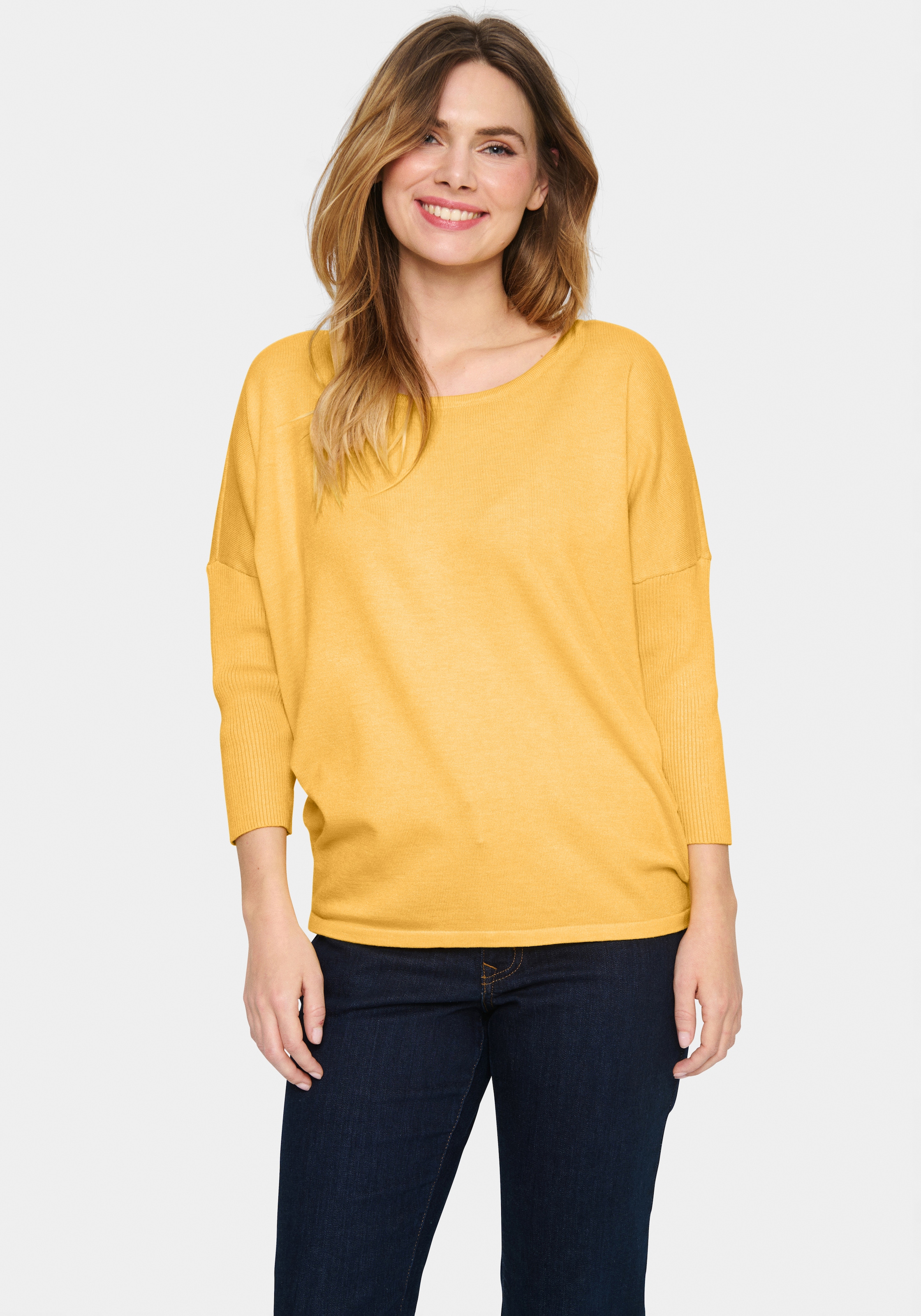 Saint Tropez Rundhalspullover "A2561, MilaSZ R-Neck Pullover" günstig online kaufen