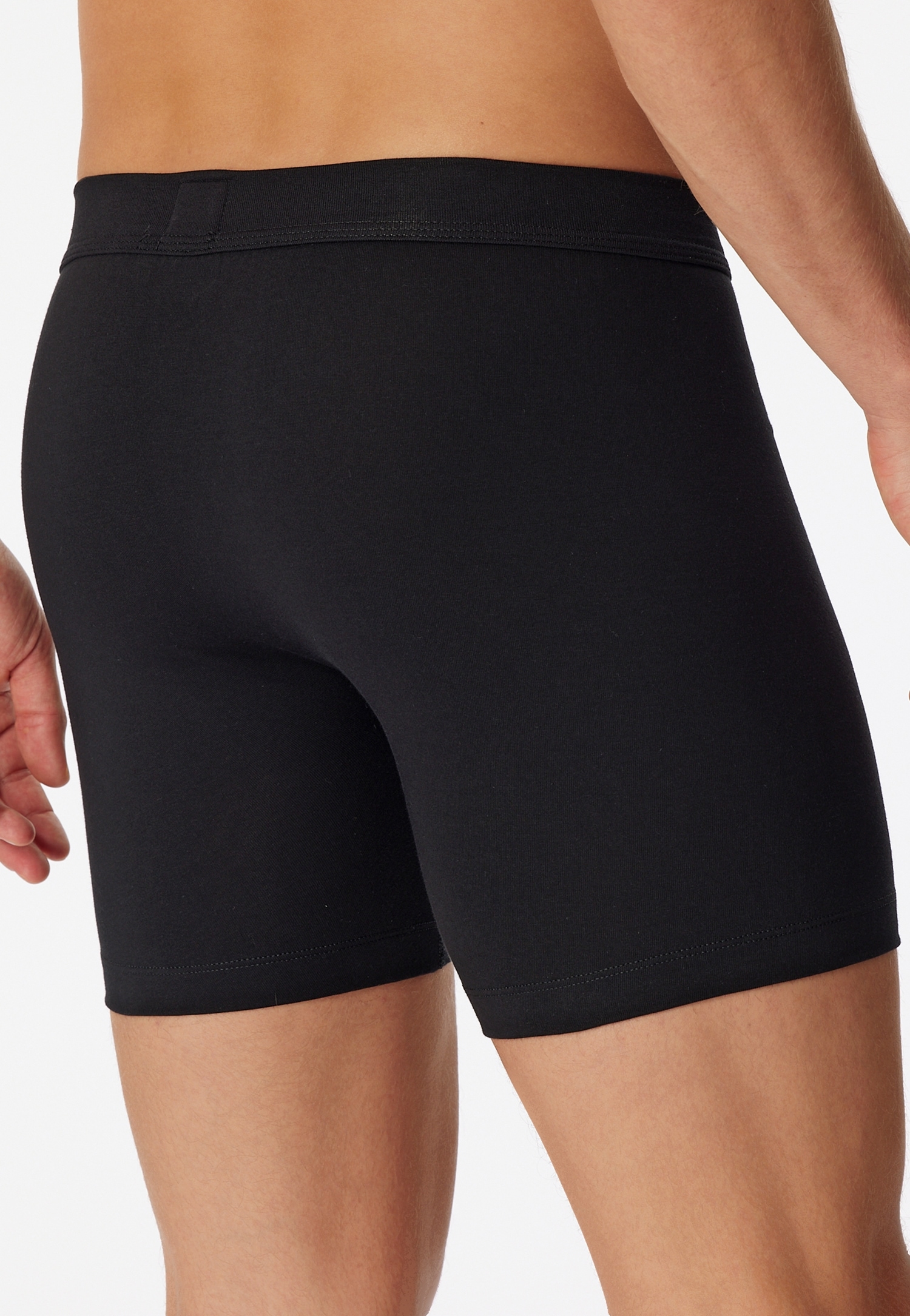 Schiesser Lange Unterhose »Long Life Cotton« mit Eingriff, Cotton-Mix, elastischer Bund