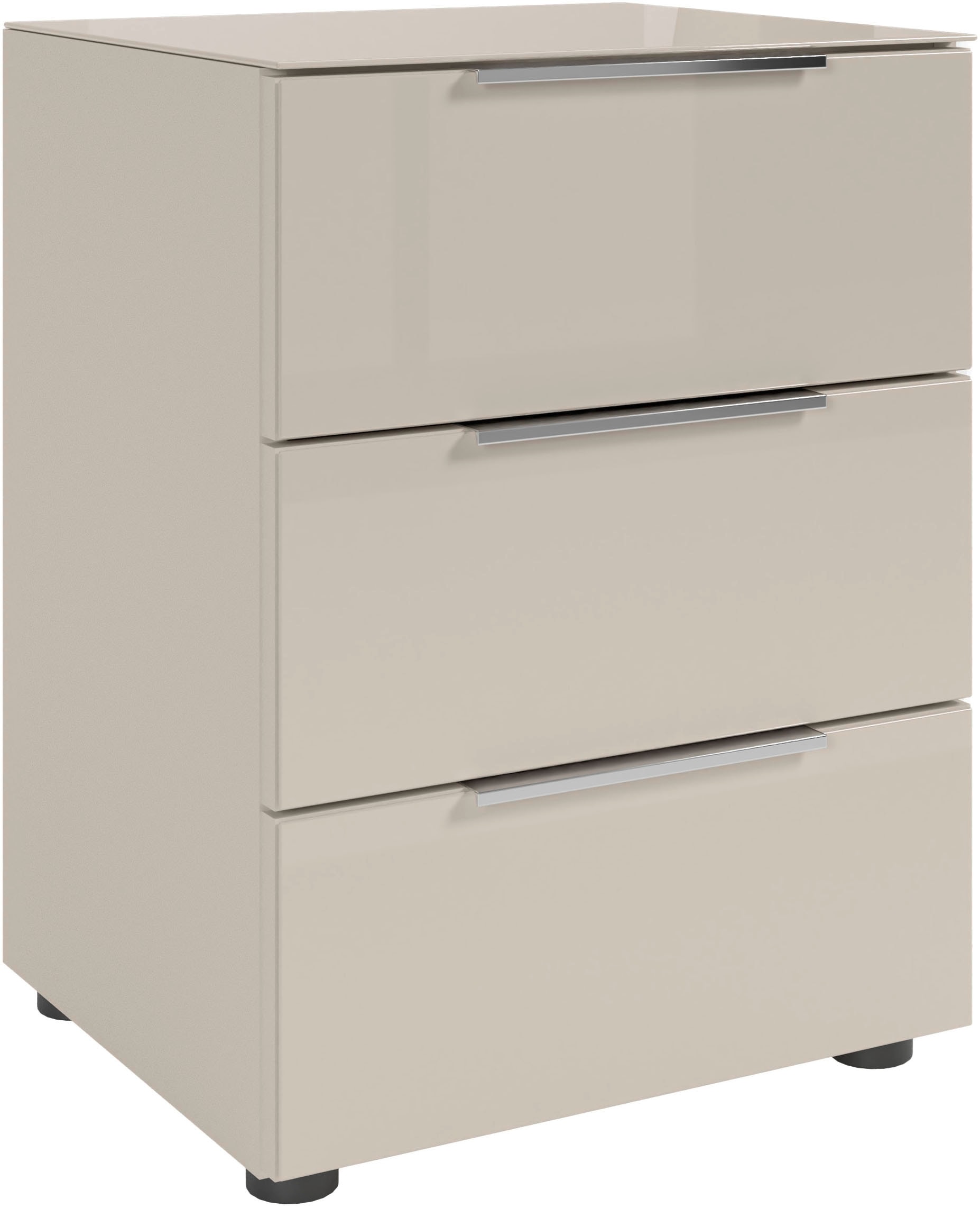 HBZ Nachtkommode »Santorin Nachtkonsole, BxHxT 45x61x40 cm«, (1 St.), Breite 45cm, Softclose für Schubkästen, Melaminbeschichtung