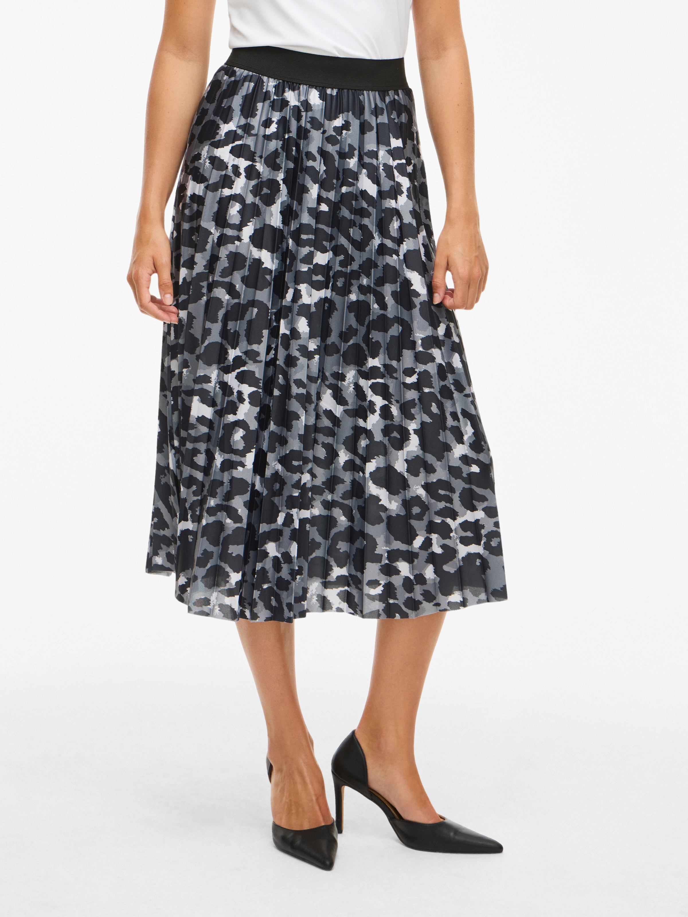 Vila Plisseerock "VINITBAN PRINT SKIRT - NOOS" günstig online kaufen