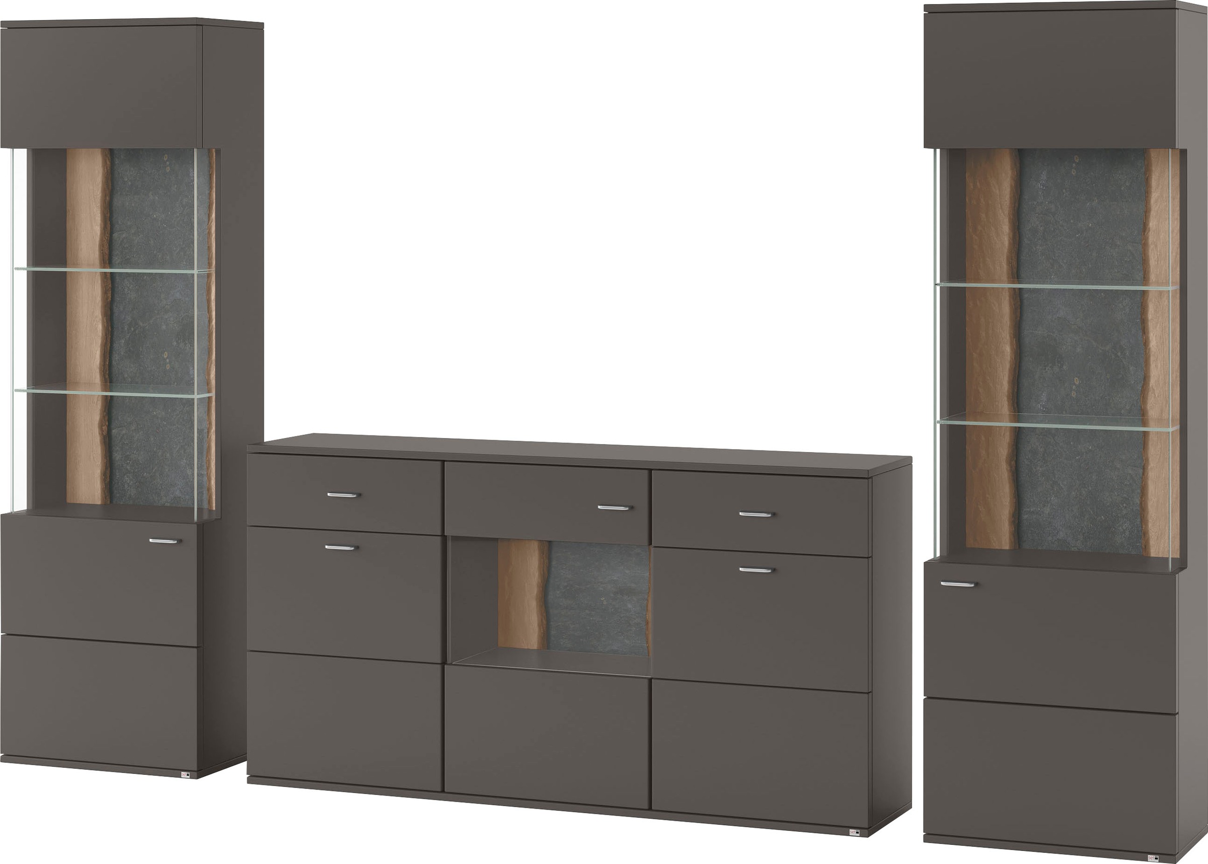 Thumbnail - set one by Musterring Wohnwand "TACOMA" Set, 3 Stk. tlg.