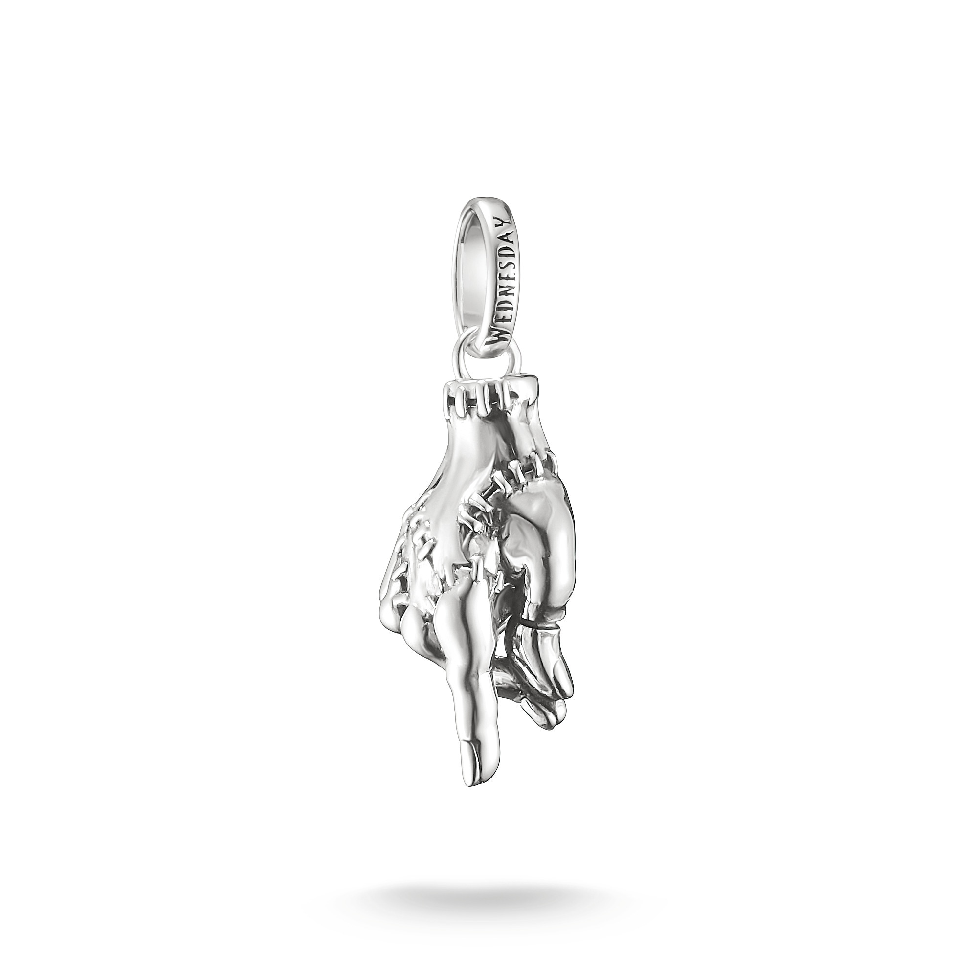 THOMAS SABO Damen Charm-Einhänger "THOMAS SABO Wednesday "Eiskaltes Händchen" Charm - Connect"silberfarben, Silber 925 (recycelt), Charms