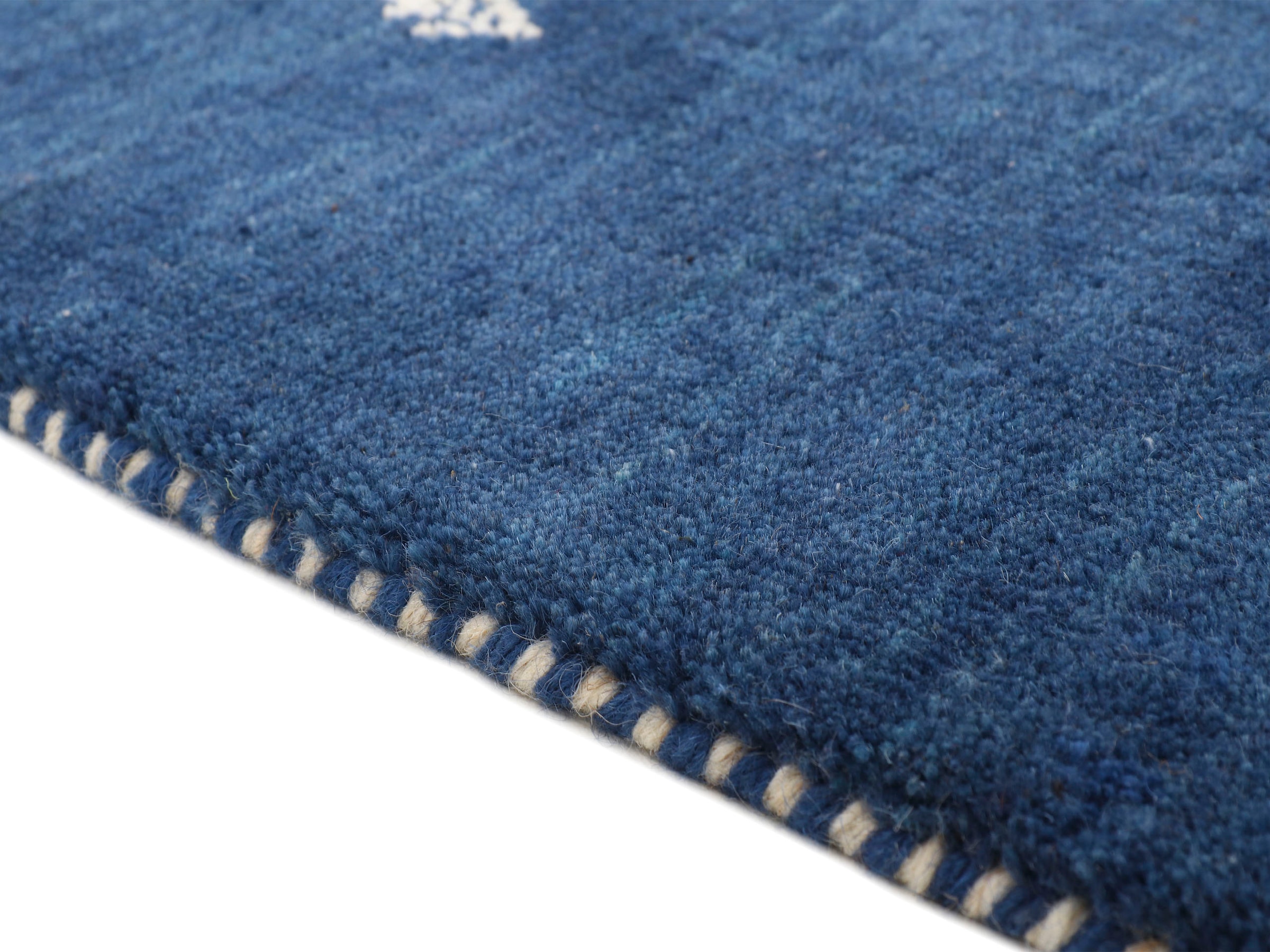 carpetfine Wollteppich »Gabbeh Uni, auch als Läufer erhältlich«, rechteckig, 15 mm Höhe, reine Wolle, handgewebt, Gabbeh Loom Tiermotiv, große Farbauswahl