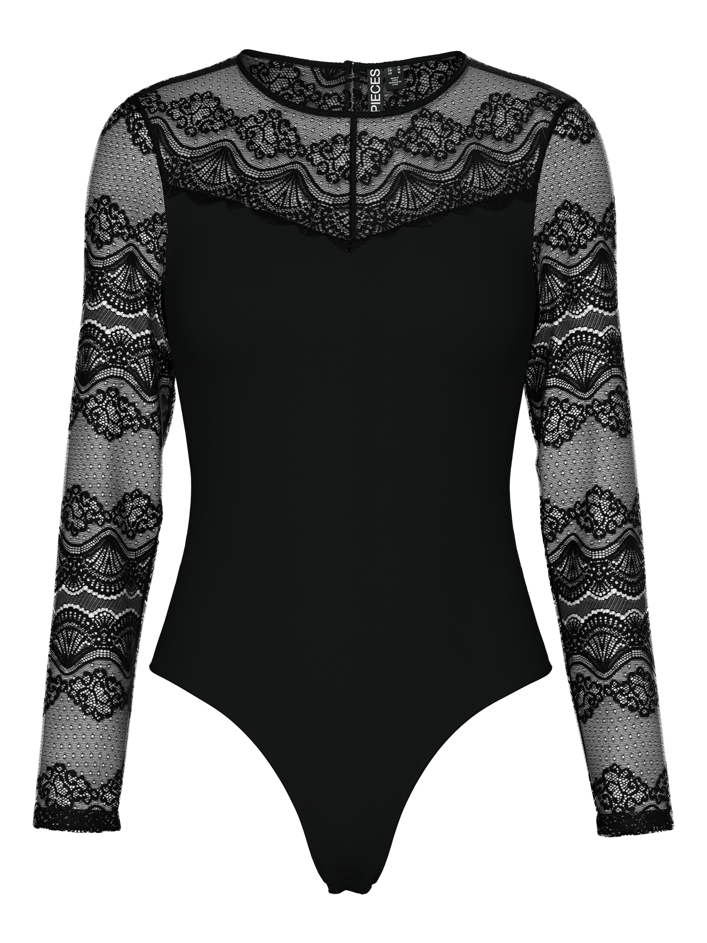 pieces Langarmbody »PCSINNA LS BODYSTOCKING NOOS«