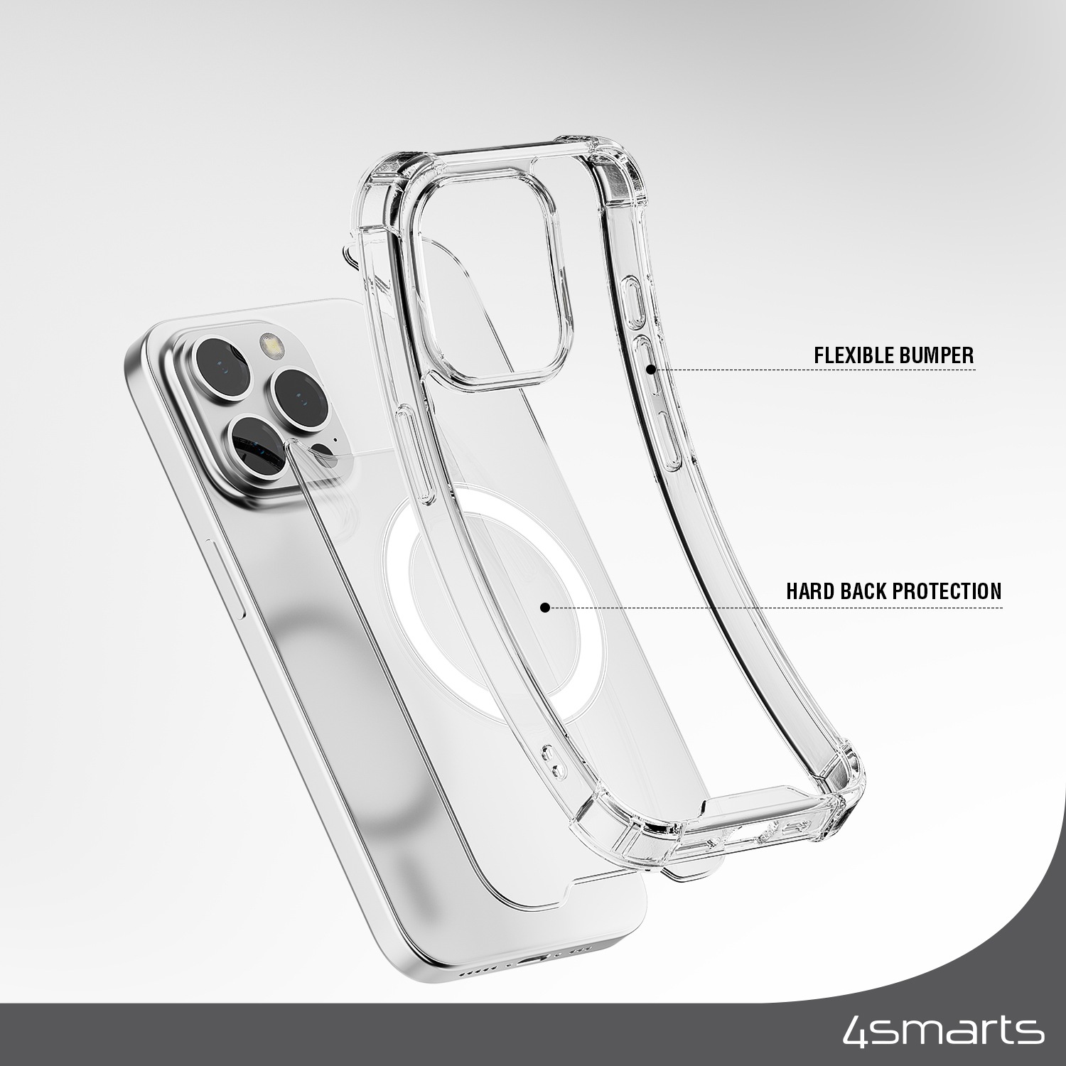 4smarts Backcover »Hybrid Case Ibiza«, Apple iPhone 15, für iPhone 15
