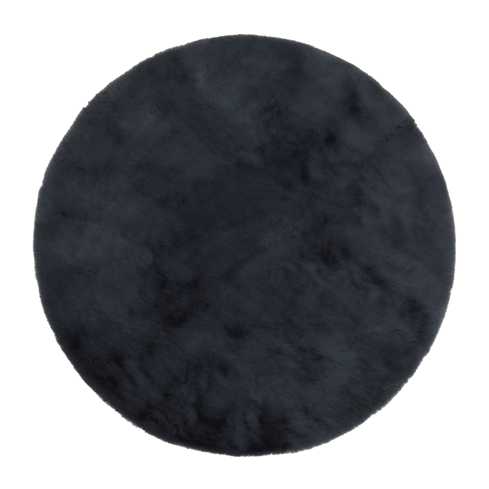 OCI DIE TEPPICHMARKE Hochflor-Teppich "ROCKY SOFT, Fell Haptik" rund 35 mm Höhe Kunstfell, weich, kuschelig, maschinell gewebt, Kaninchen Haptik