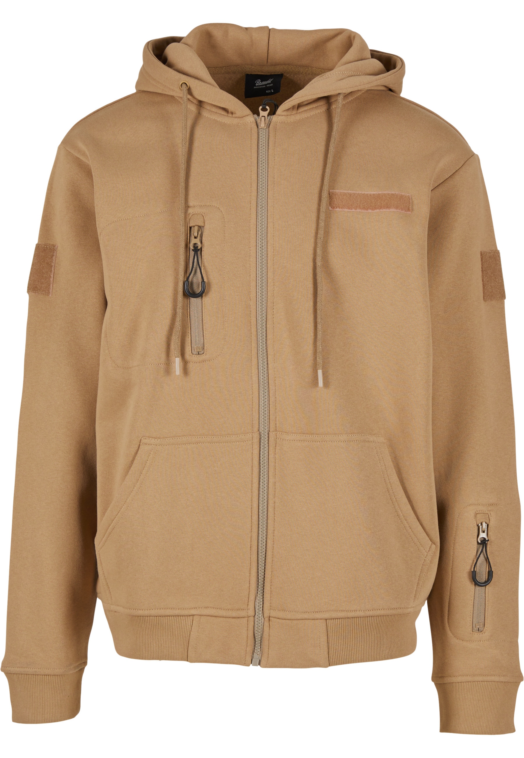 Brandit Bomberjacke "Brandit Tactical Sweat Jacket" 1 Stk. tlg. mit Kapuze