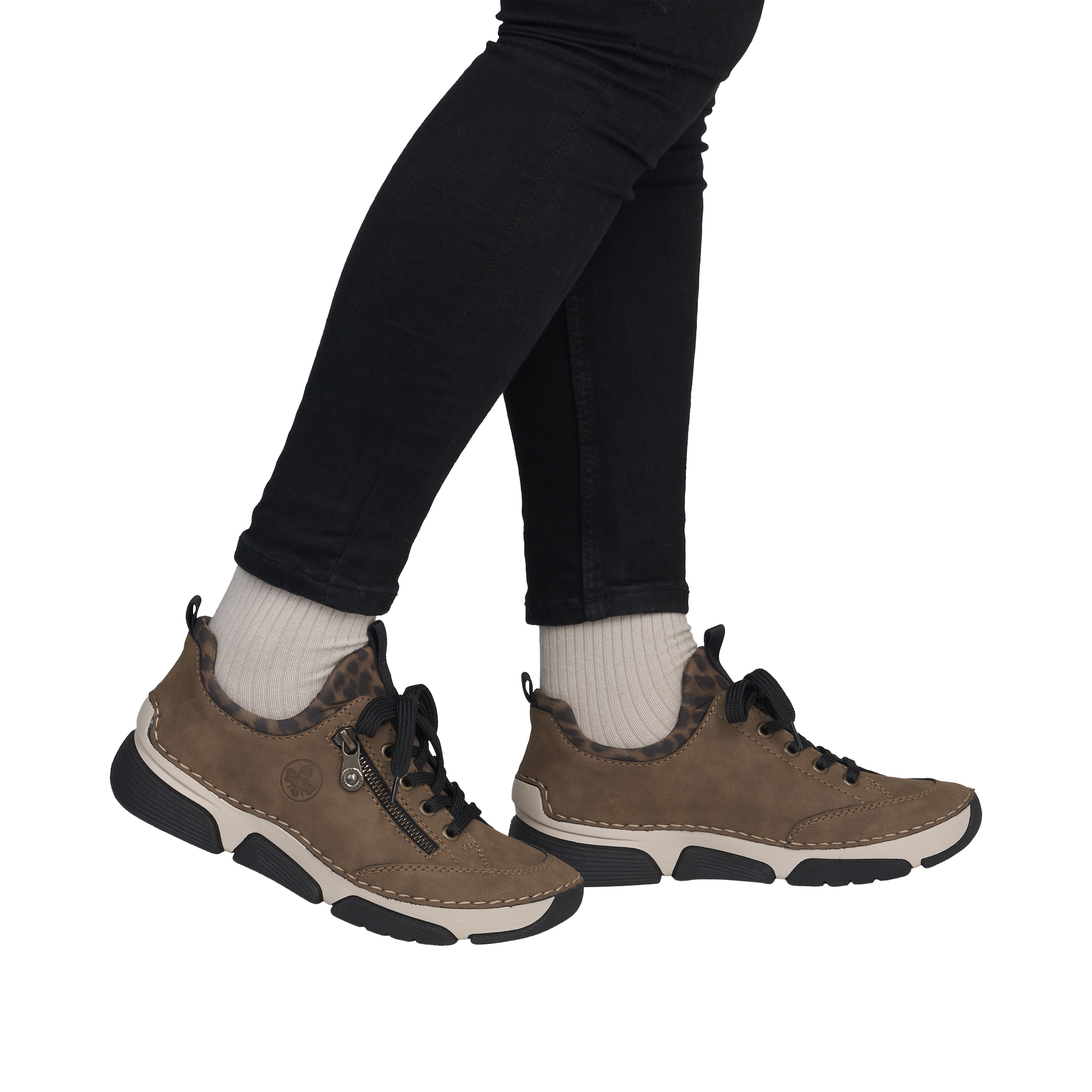 Rieker Slip-On Sneaker  Schlupfschuh, Halbschuh, Freizeitschuh mit weicher Innensohle