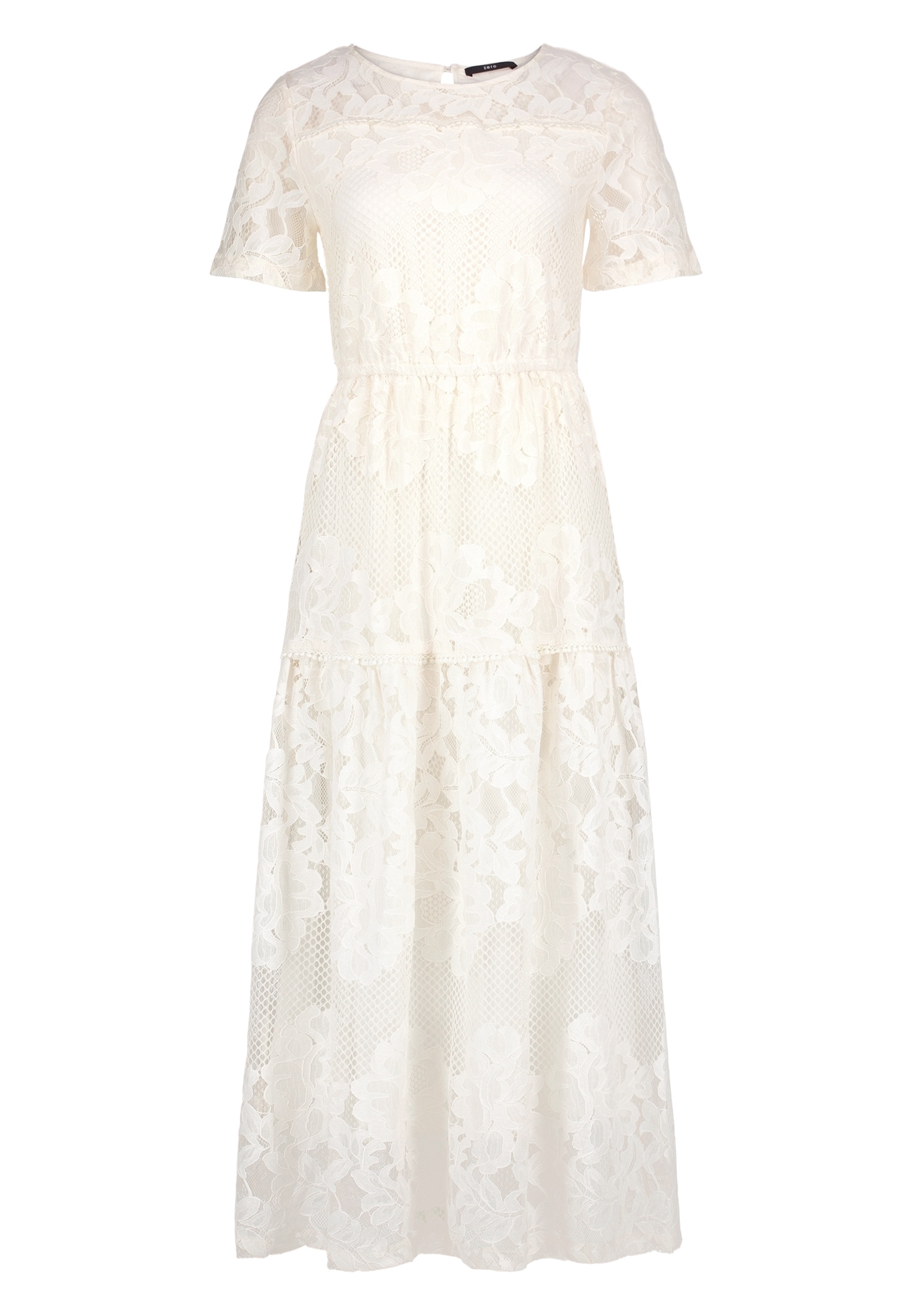 Zero Maxikleid »Damen kurzarm« Ohne Tasche Spitze