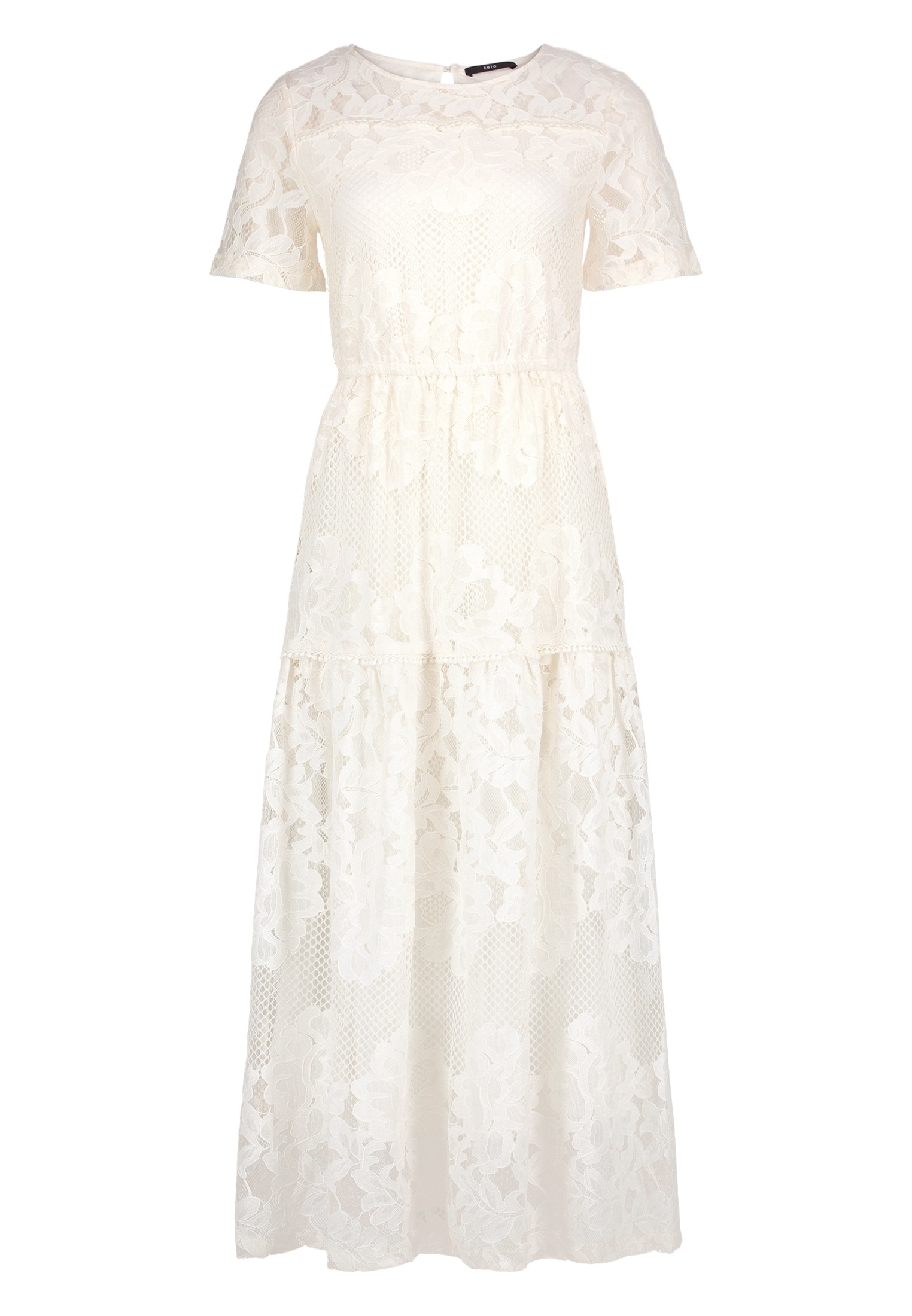 Zero Maxikleid "Damen kurzarm" Ohne Tasche Spitze günstig online kaufen