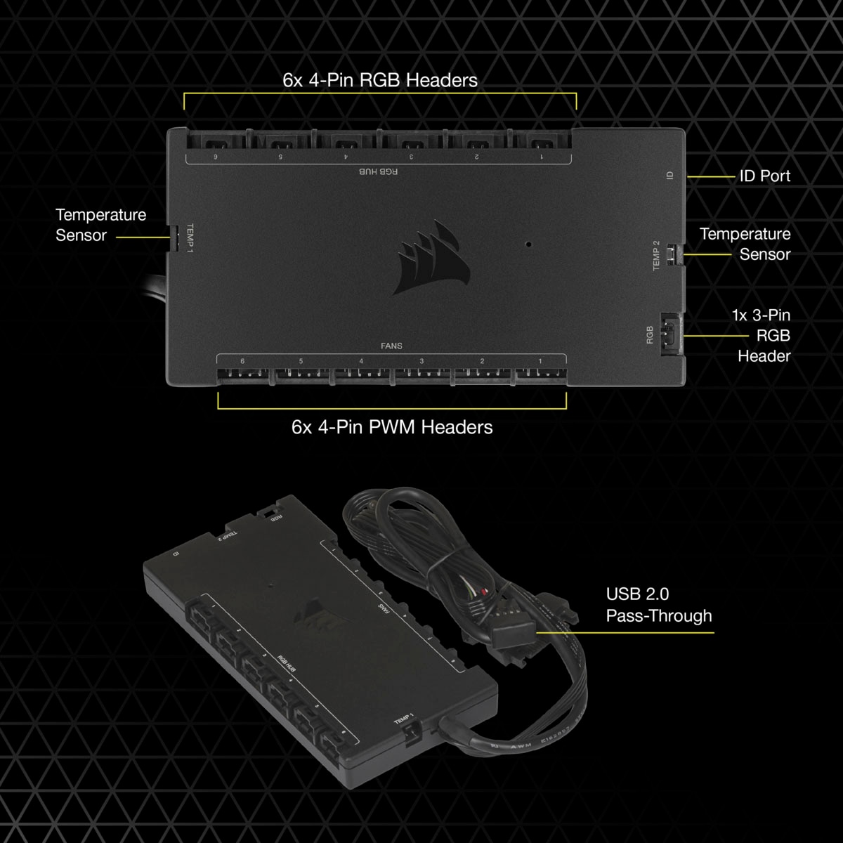 Corsair PC-Gehäuse »iCUE COMMANDER CORE XT«, (1 St.)