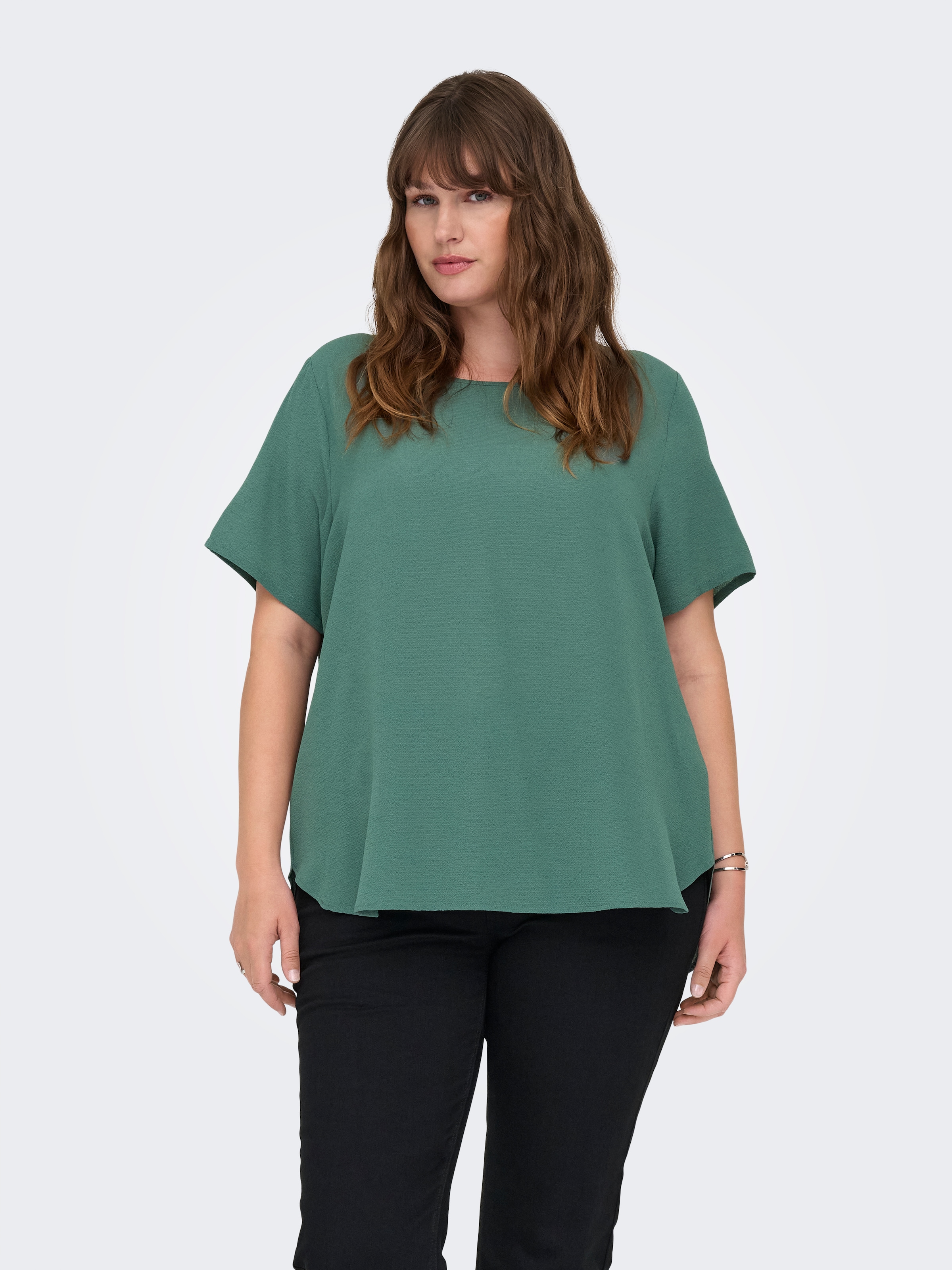 ONLY CARMAKOMA Shirtbluse "CARVICA SS TOP WVN NOOS" günstig online kaufen