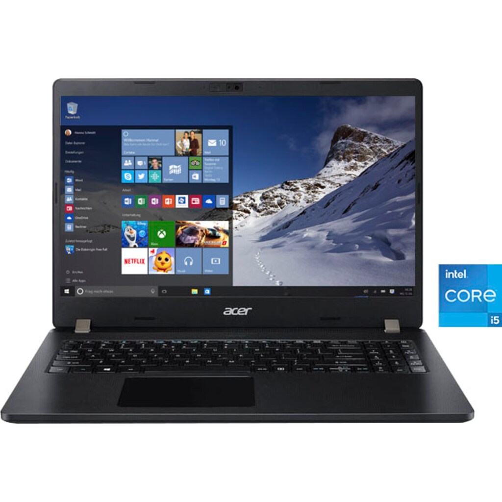 Acer Notebook »TMP215-53-53NM«, 39,62 cm, / 15,6 Zoll, Intel, Core i5, Iris Xe Graphics, 256 GB SSD