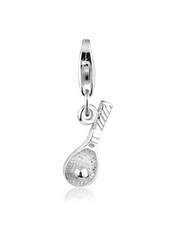 Charm-Einhänger »Anhänger Tennisschläger Sport Ball 925 Silber«