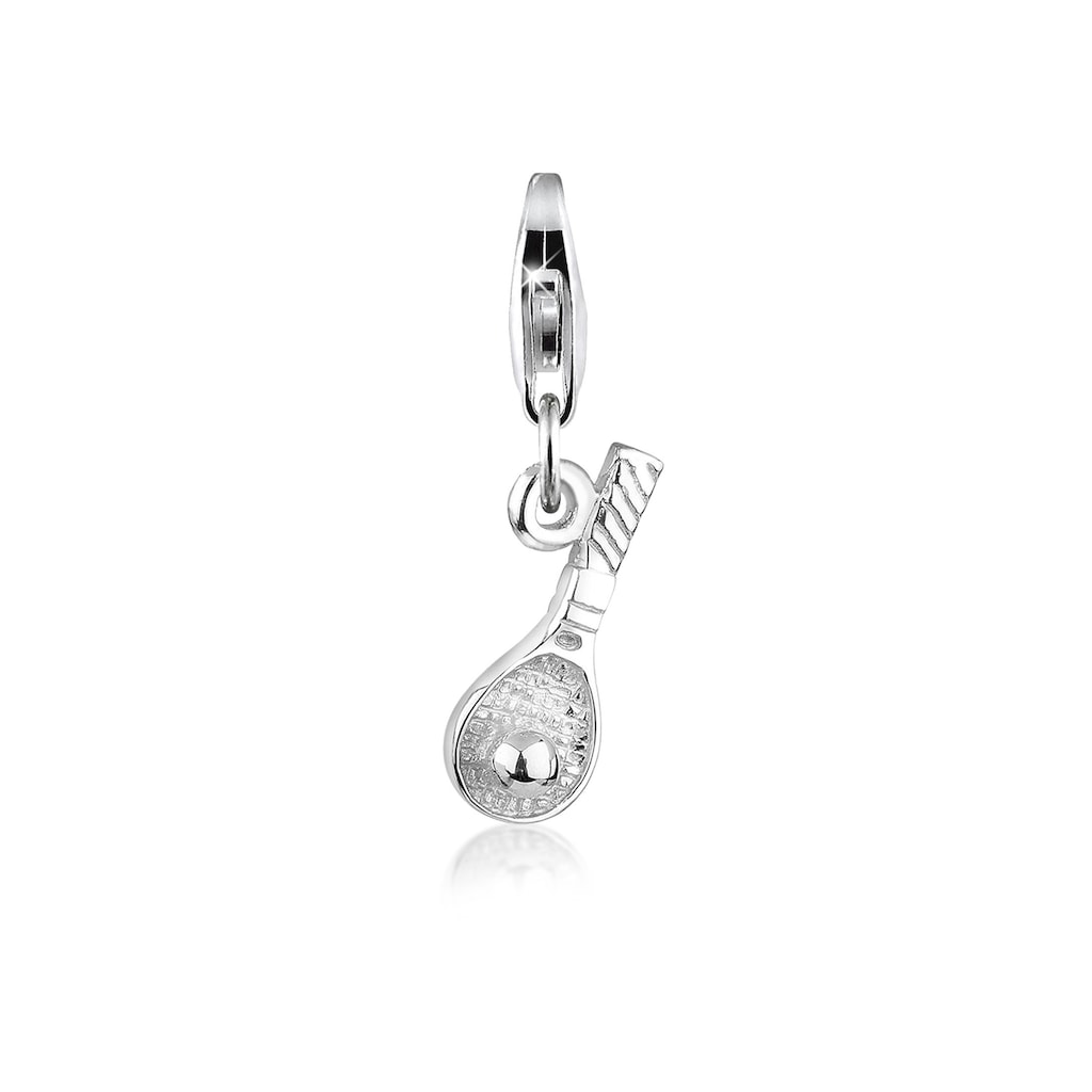 Nenalina Charm-Einhänger »Anhänger Tennisschläger Sport Ball 925 Silber«