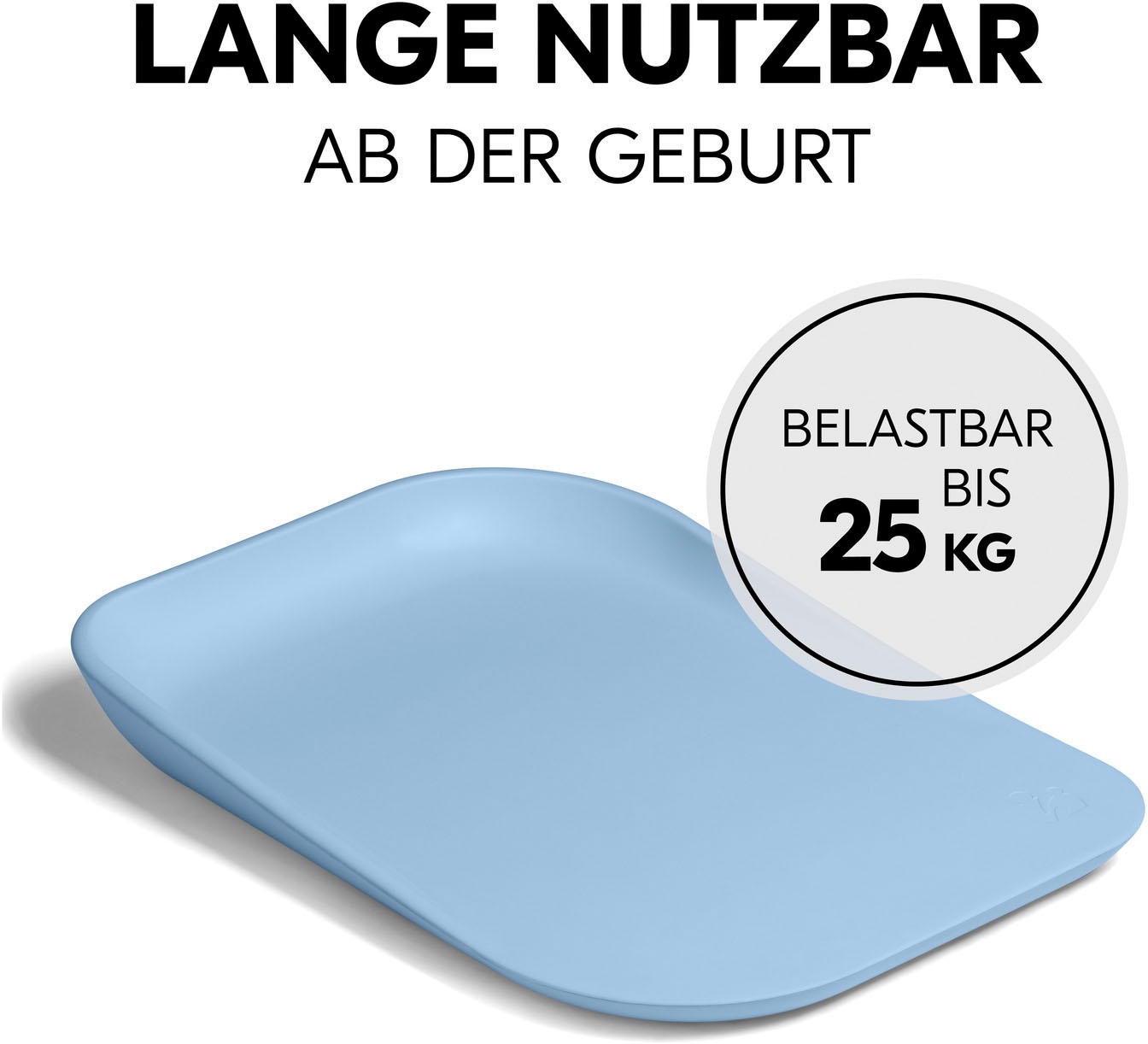 Hauck Wickelauflage »Change N Clean, Light Blue«