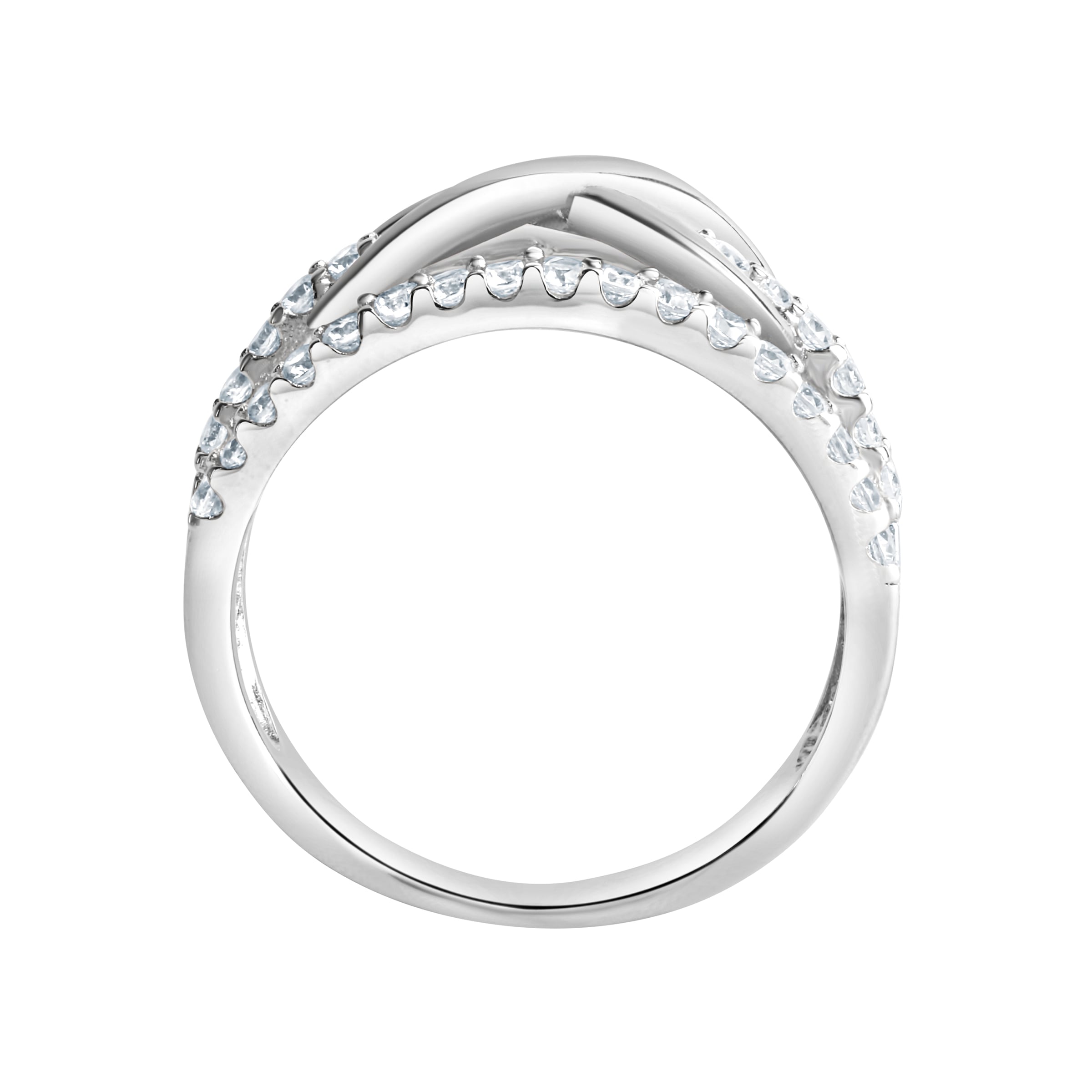 Zeeme Fingerring »Silber 925 rhodiniert mit Unendlichkeitssymbol«