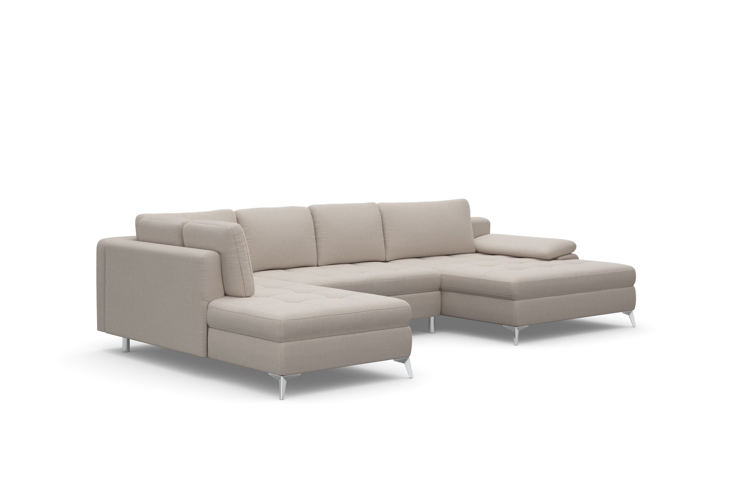 Thumbnail - sit&more Wohnlandschaft "Latigo U-Form", mit Mega-Recamiere, wahlweise mit Bettfunktion und Bettkasten