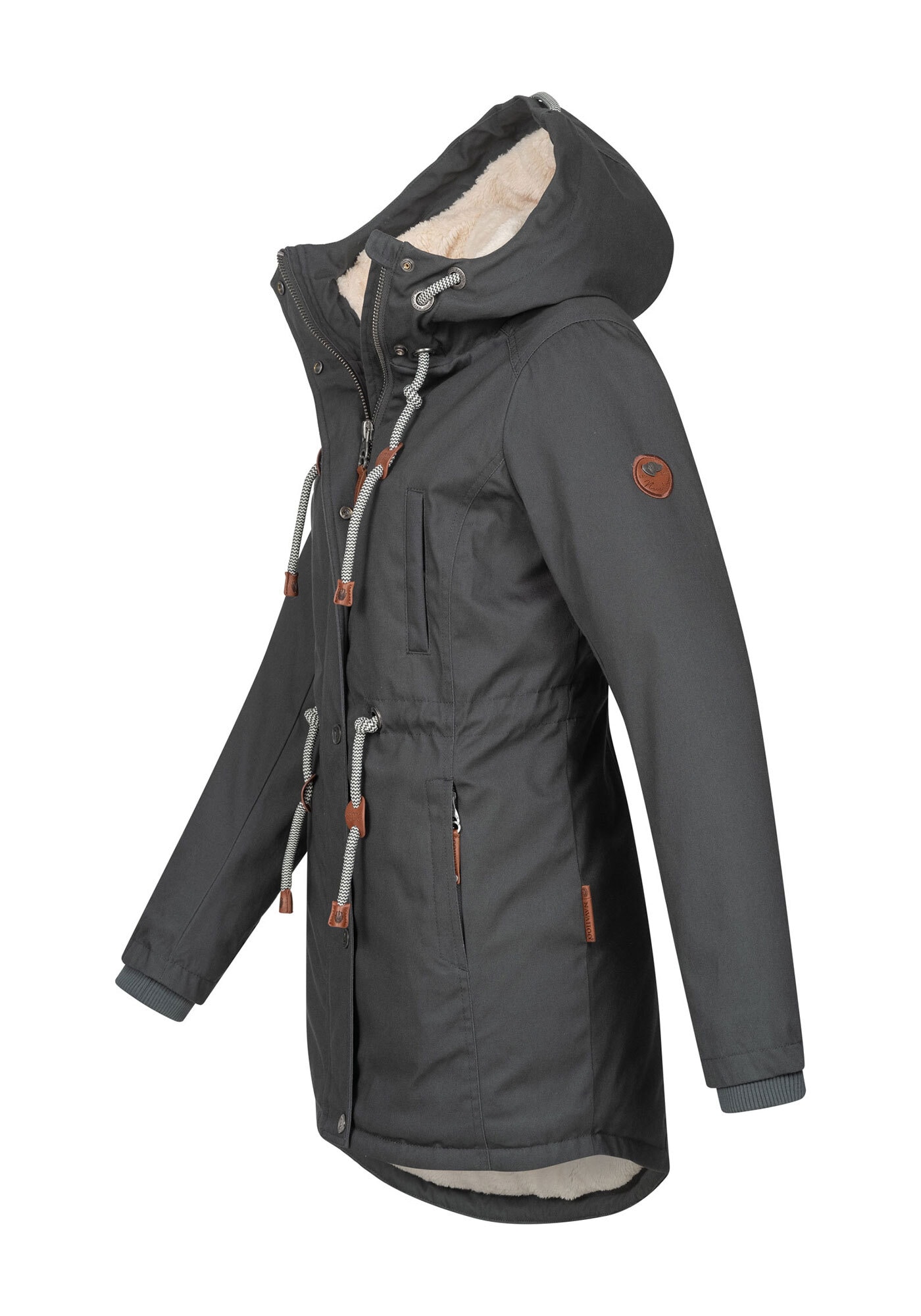 Navahoo Winterjacke »Ireliaa«, mit warmen Teddyfell