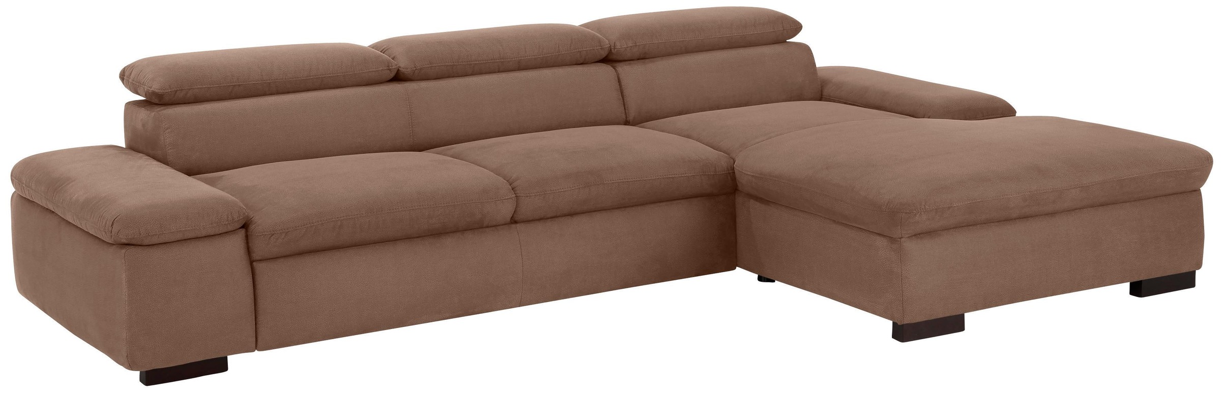 Home affaire Ecksofa »Alberto L-Form«, mit Kopfteilverstellung, wahlweise mit Bettfunktion