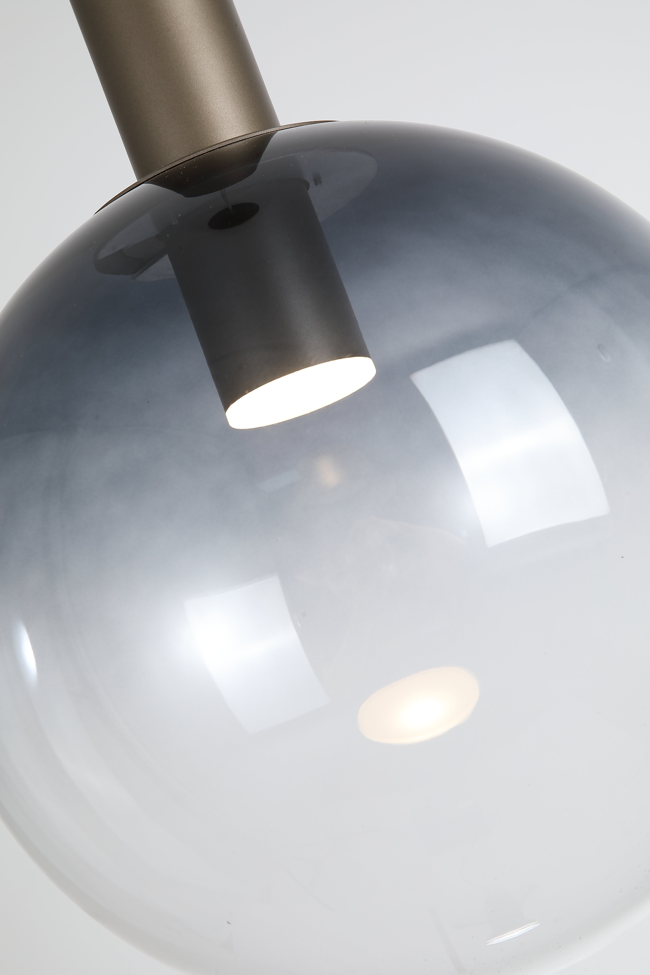 Searchlight Pendelleuchte »Ombre 1Lt Leuchte, Ombre-Glas mit Latte-Metall« GU10 1 Stk.