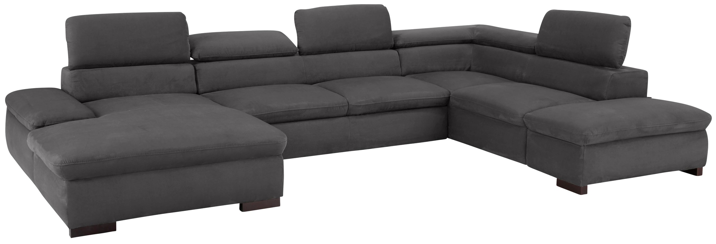 Thumbnail - Home affaire Wohnlandschaft "Alberto U-Form" mit Kopfteilverstellung, wahlweise mit Bettfunktion