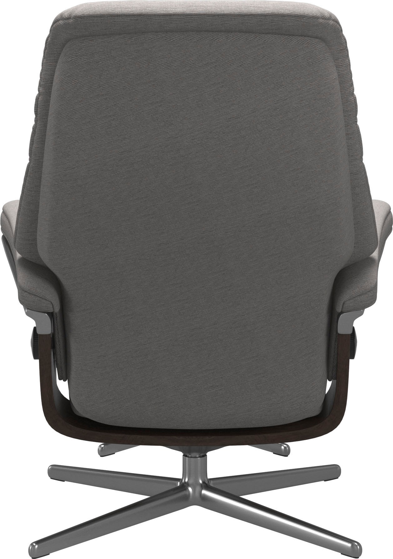 Stressless® Relaxsessel »Sunrise«, (Set, Relaxsessel mit Hocker), mit Hocker, mit Cross Base, Größe S, M & L, Holzakzent Wenge