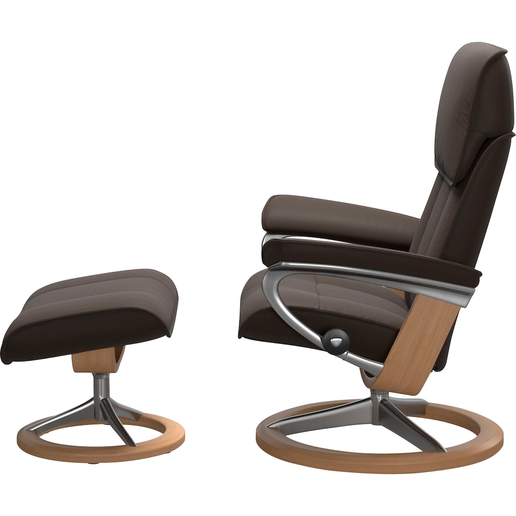 Stressless® Relaxsessel »Admiral«, (Set, Relaxsessel inkl. Hocker)