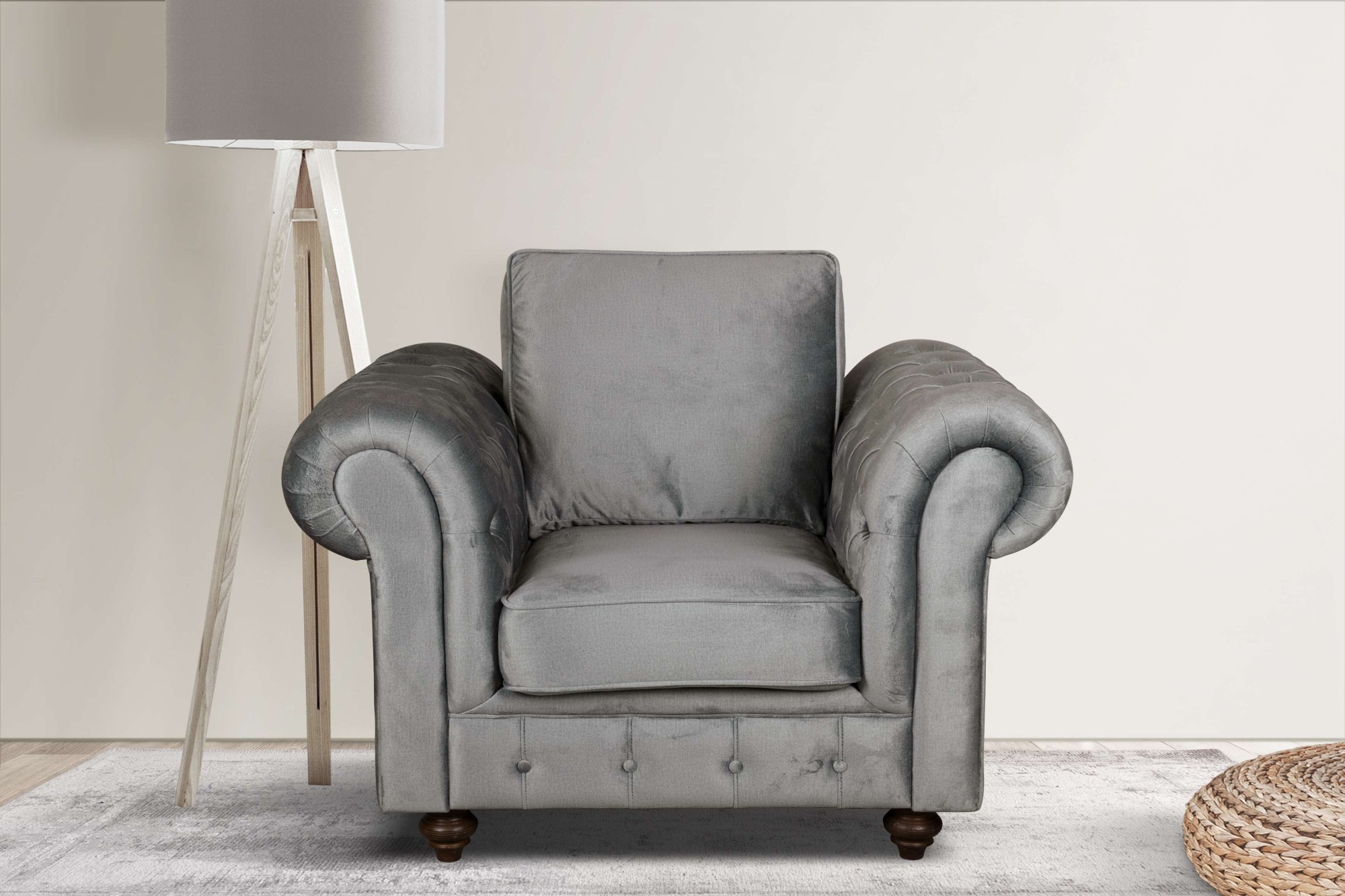 Home affaire Sessel »MENDITTE« Knopfheftung an Armlehnen und vorderer Leiste, hohe Qualiität