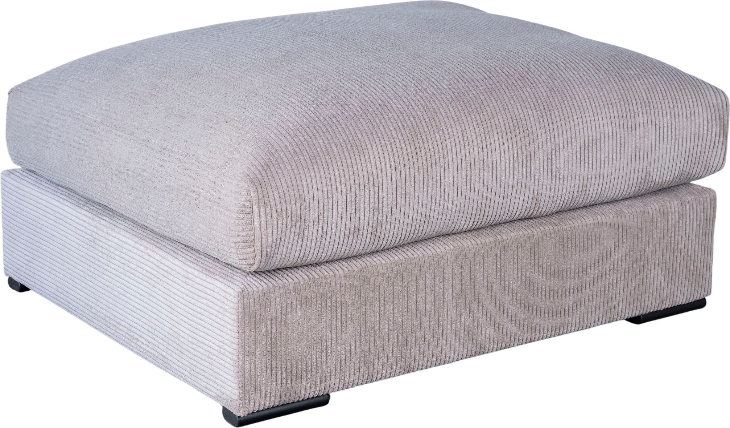 Home affaire Polsterhocker »Casa XXL, B: 125 cm« Mega-Hocker, in Cord oder Chenille-Struktur, Federkern