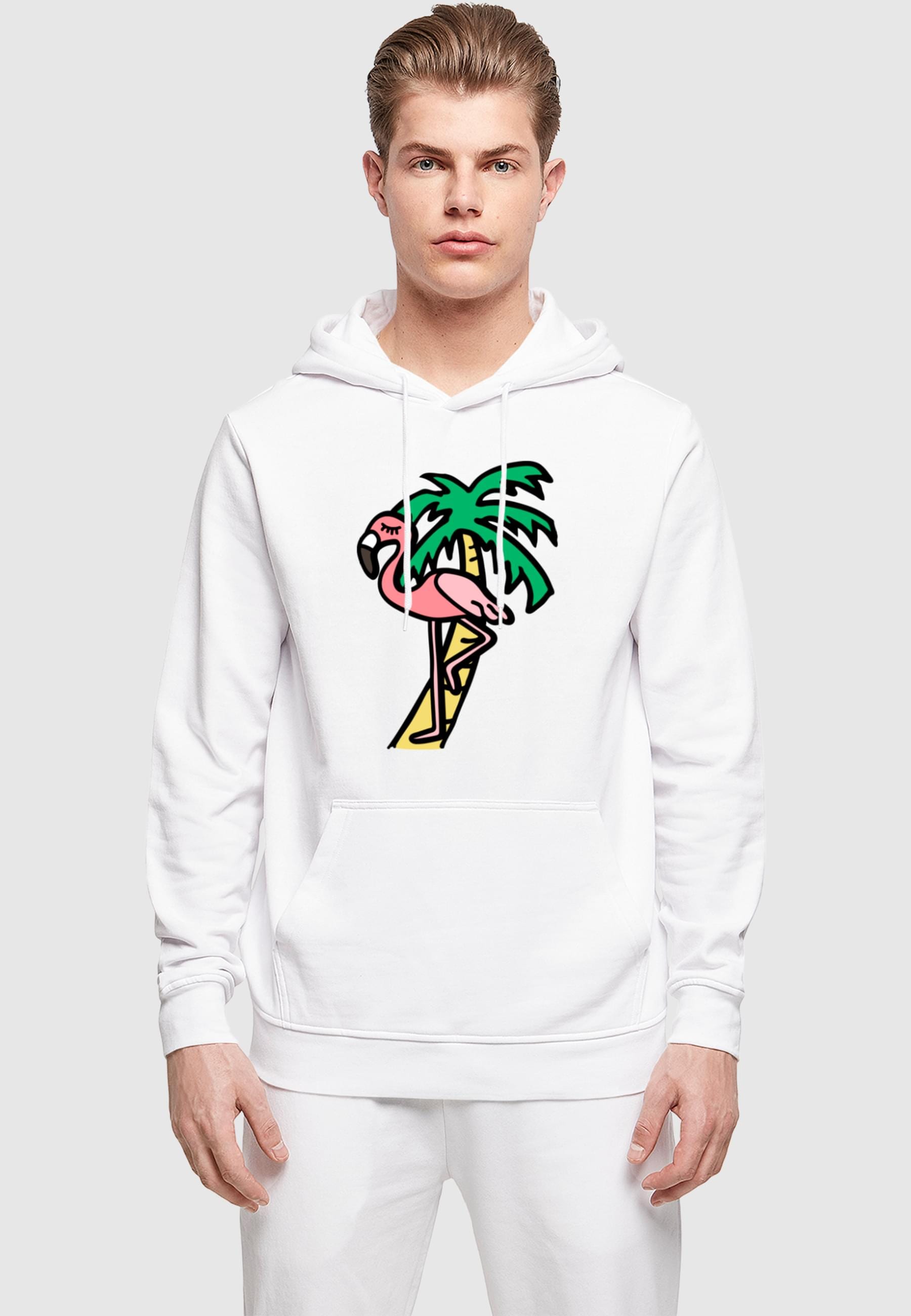MisterTee Kapuzensweatshirt »MisterTee Flamingo Hoodie«, (1 tlg.)