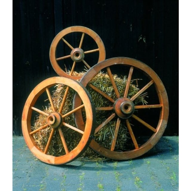 promadino Gartenfigur »Wagenrad«, BxLxH: 50x14x50 cm kaufen | BAUR