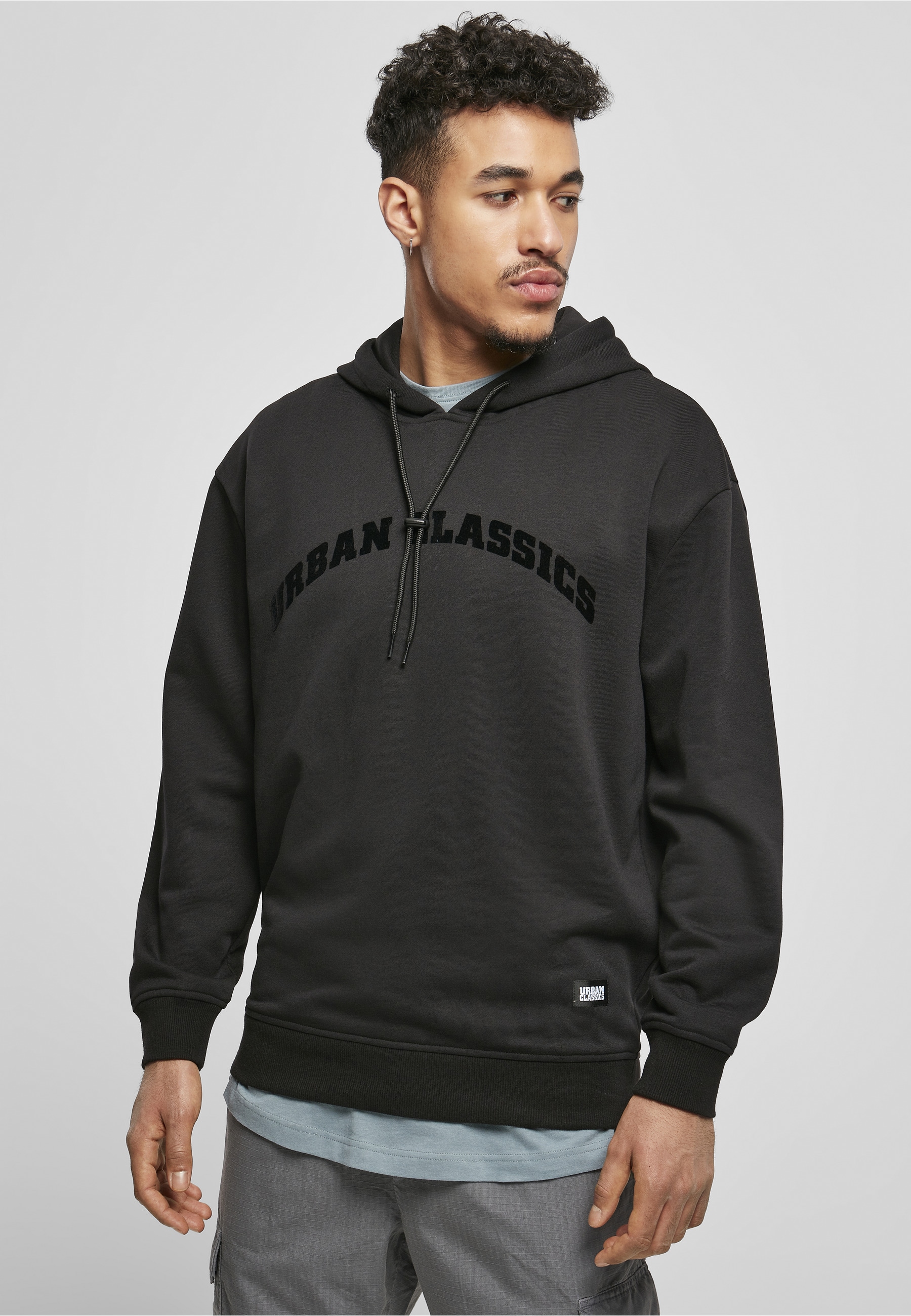 URBAN CLASSICS Rundhalspullover »Urban Classics Herren Gate Hoody« 1 Stk.
