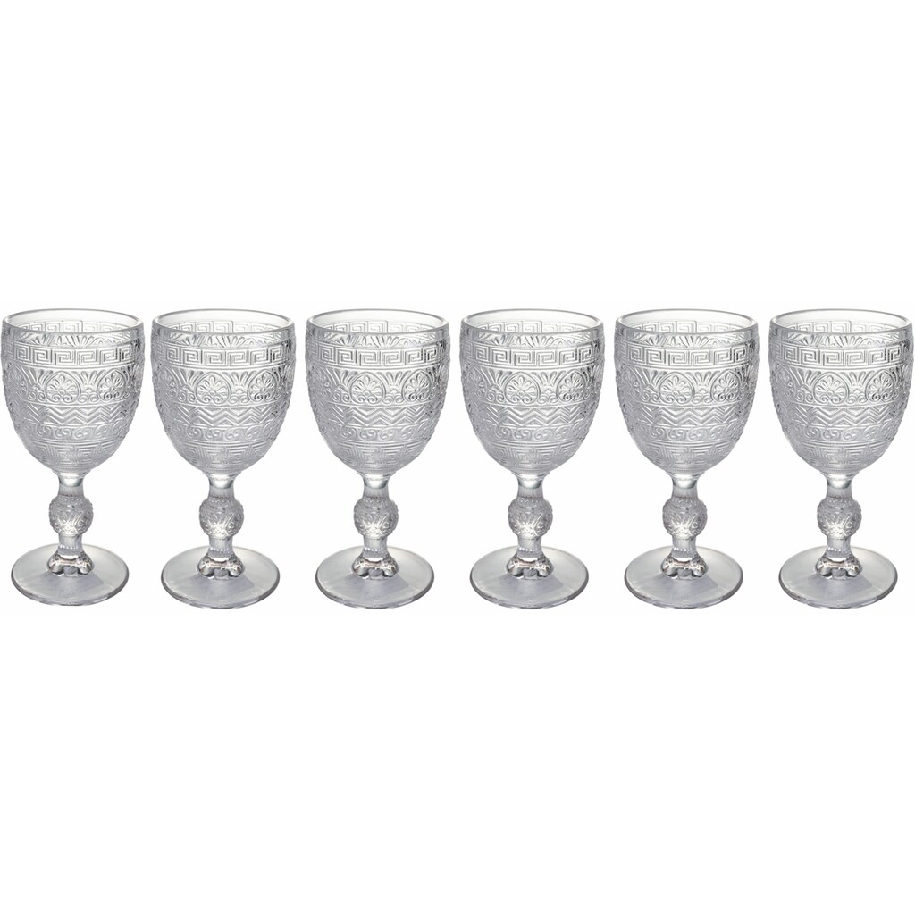 Villa d'Este Weinglas »Mexiko transparent«, (Set, 6 tlg.)