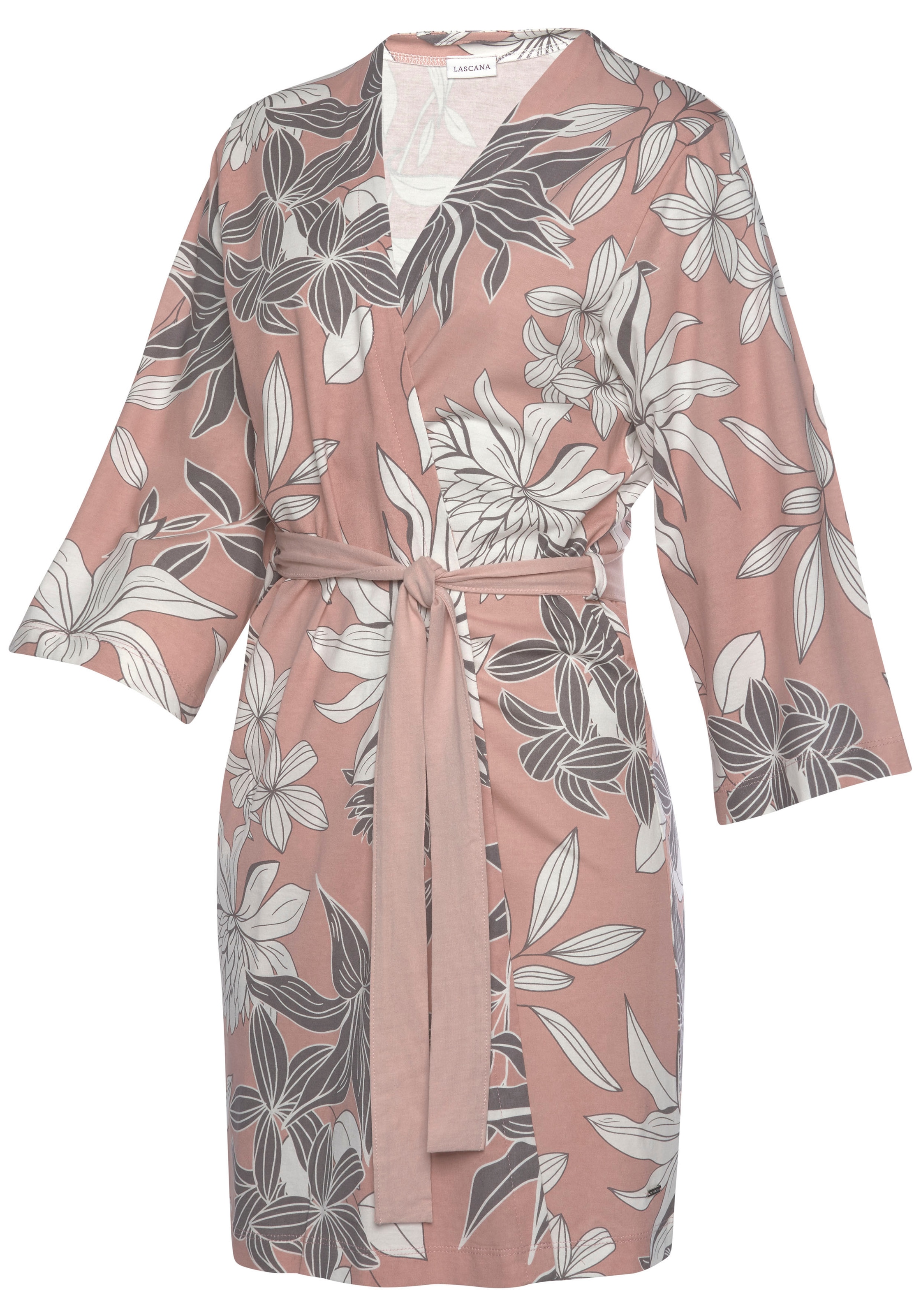 LASCANA Kimono, mit floralem Druck