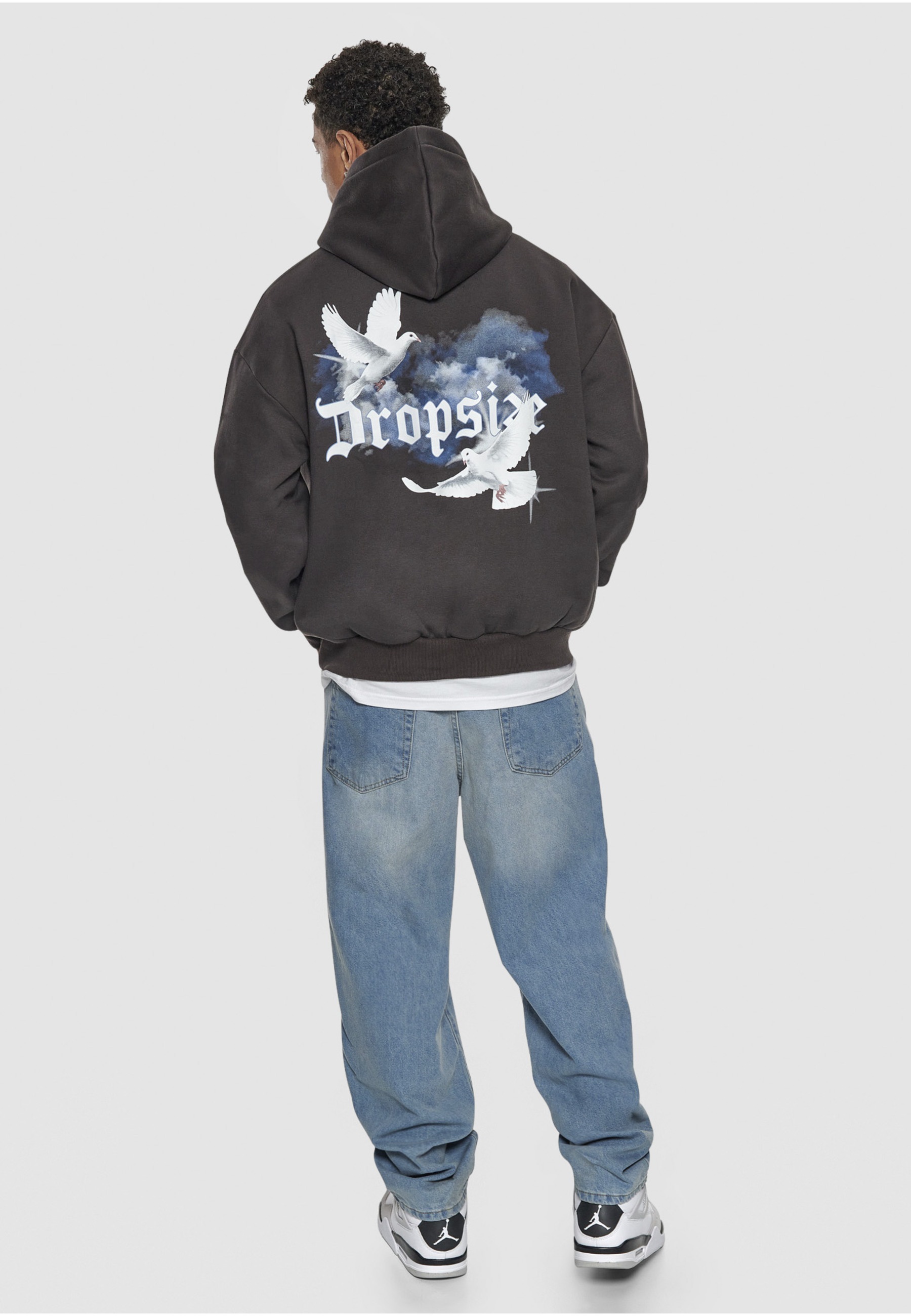 Dropsize Kapuzenpullover »Dropsize Herren Dropsize Heavy Cloud Dove Hoodie« 1 Stk.