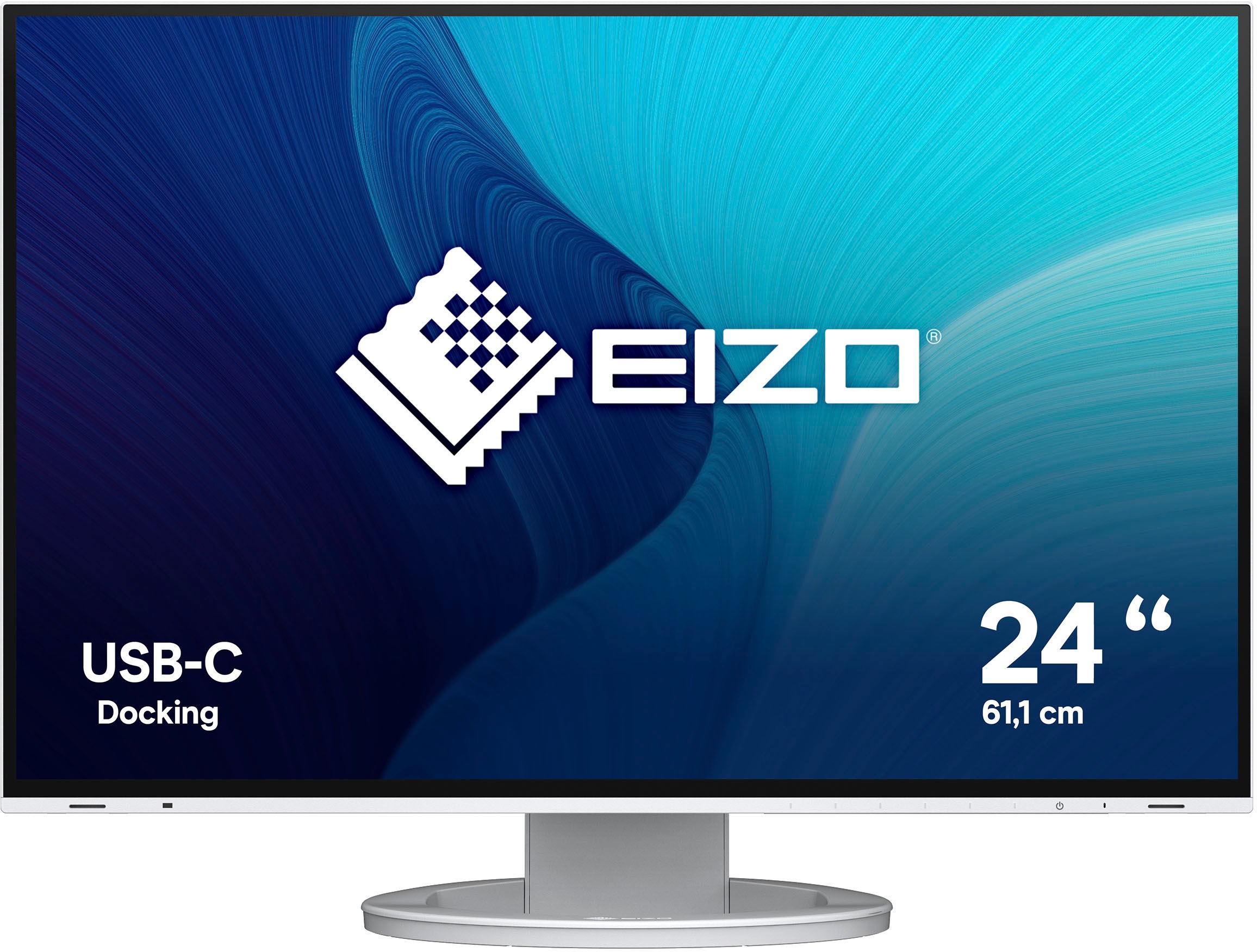 EIZO LED-Monitor "FlexScan EV2485", B:53,1cm H:34,4cm T:5,4cm, weiß, Monitore